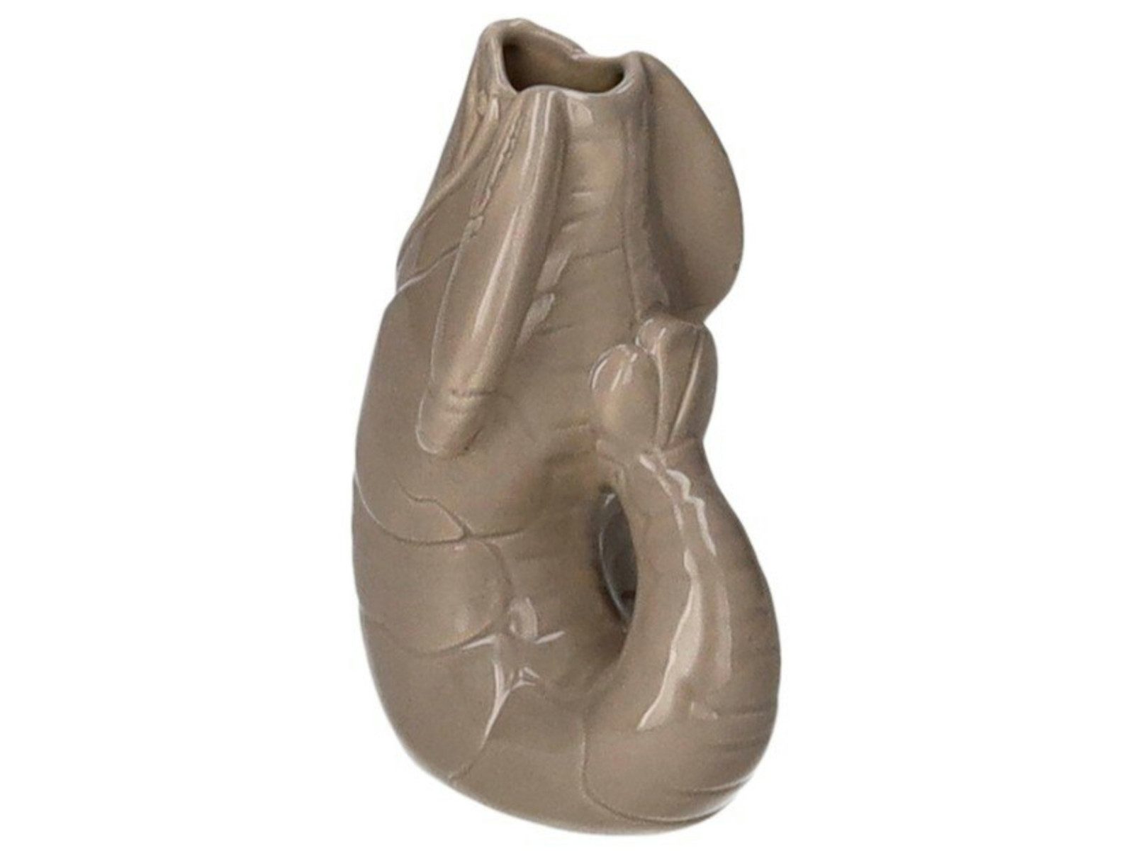 Giftcompany Dekovase Madame Crevette Hummer Vase XS sandstone 14cm (Vasen)