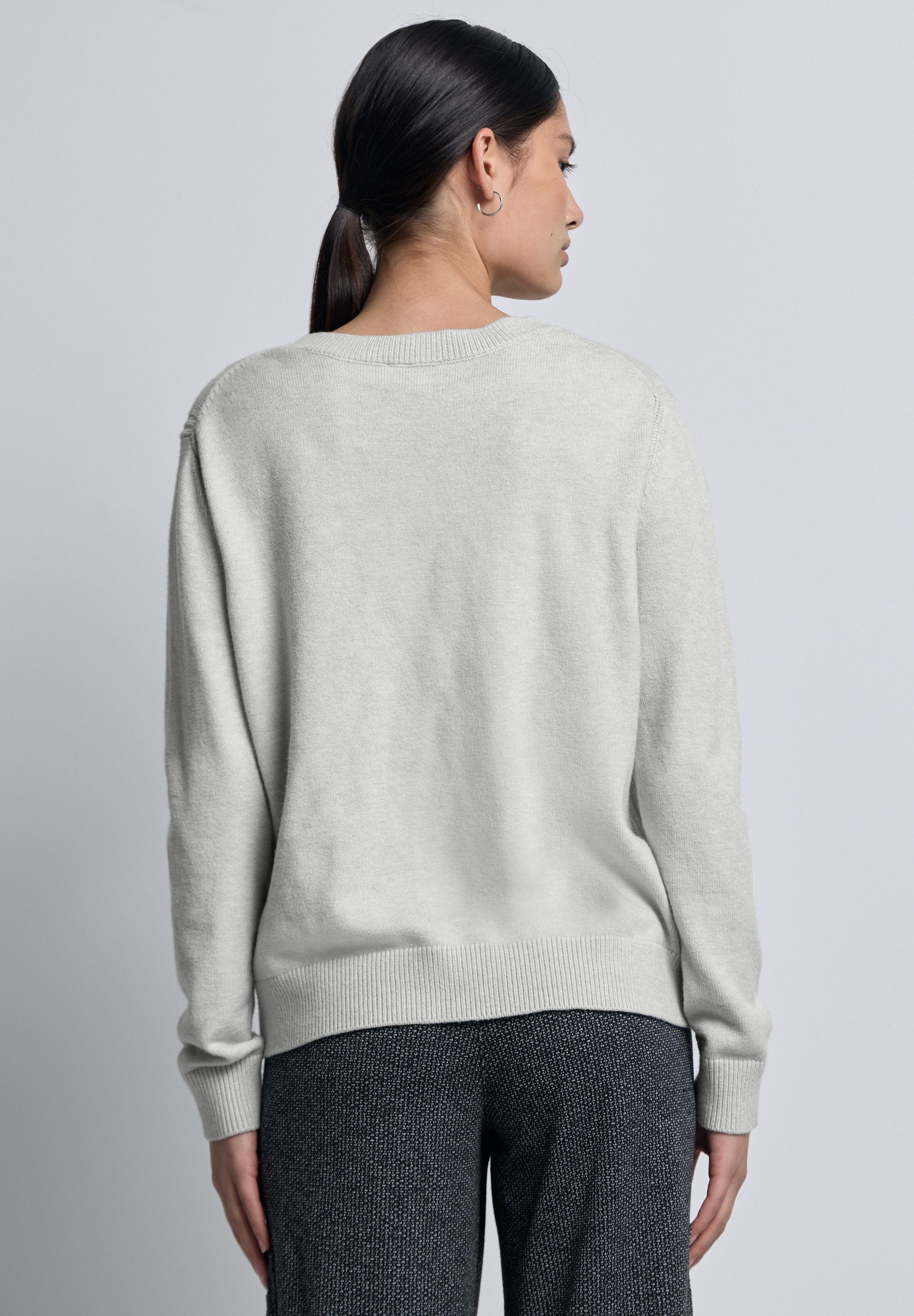 STREET ONE STUDIO Strickpullover aus softem Materialmix günstig online kaufen