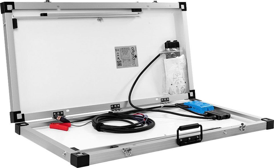 offgridtec Solarmodul BMS200 Solarkoffer 200W 12V, 200 W, Monokristallin, robust und wasserabweisendes Polyamid-Gewebe