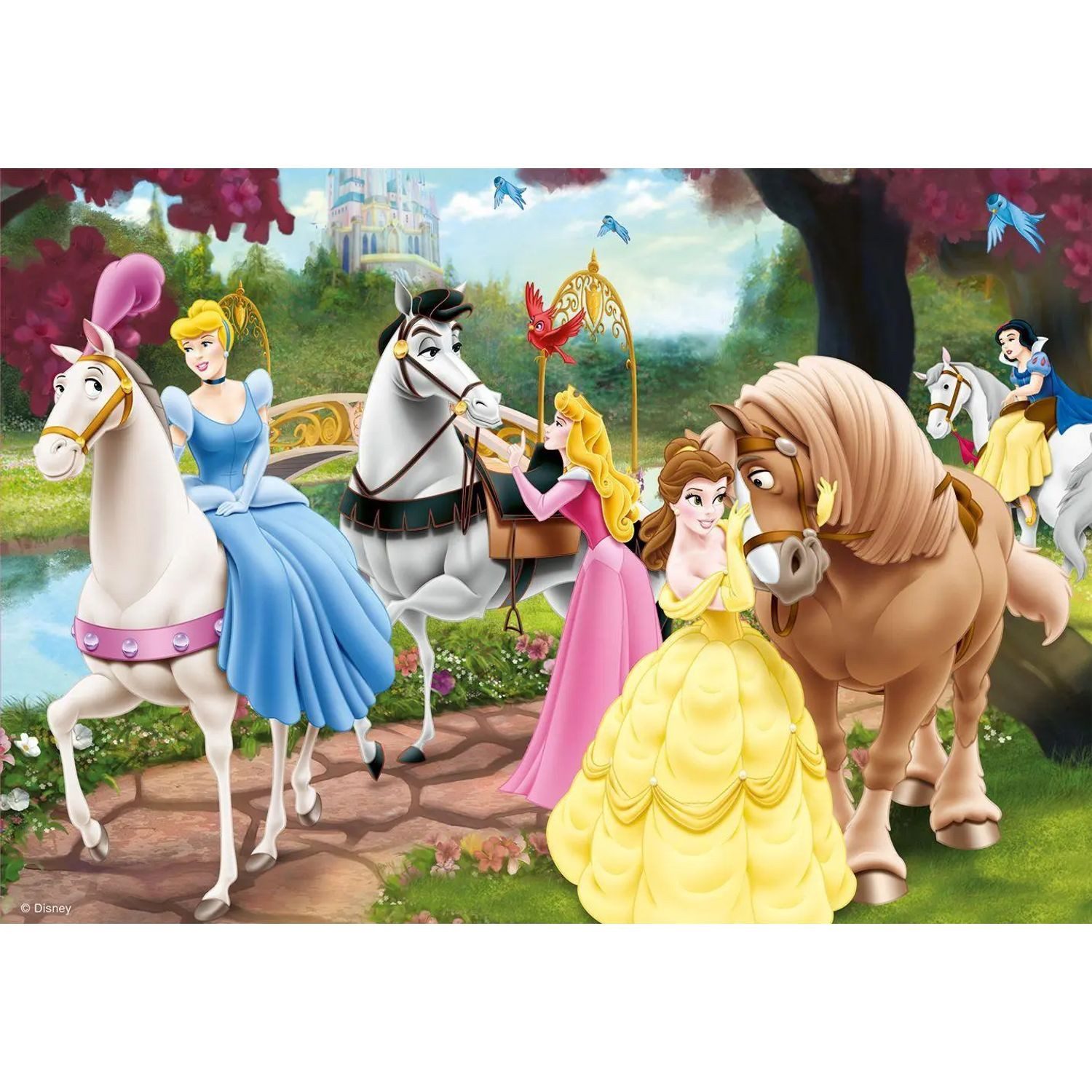 Ravensburger Puzzle Disney: Zauberhafte Prinzessinnen. Puzzle 2 x 24 Teile, 24 Puzzleteile