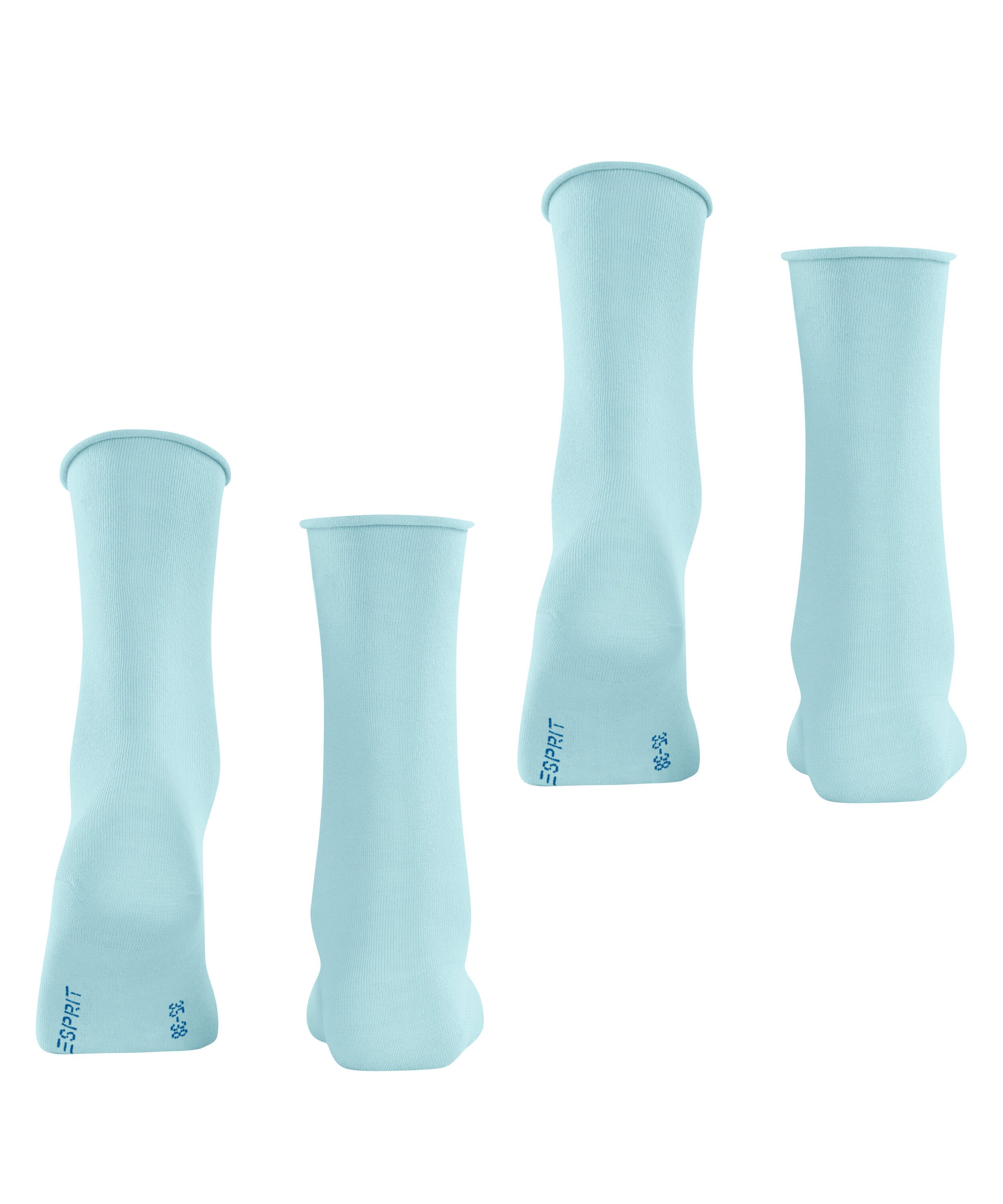 Esprit Socken Basic Pure 2-Pack Socken mit hohem Baumwollanteil (2-Paar) mit hohem Baumwollanteil