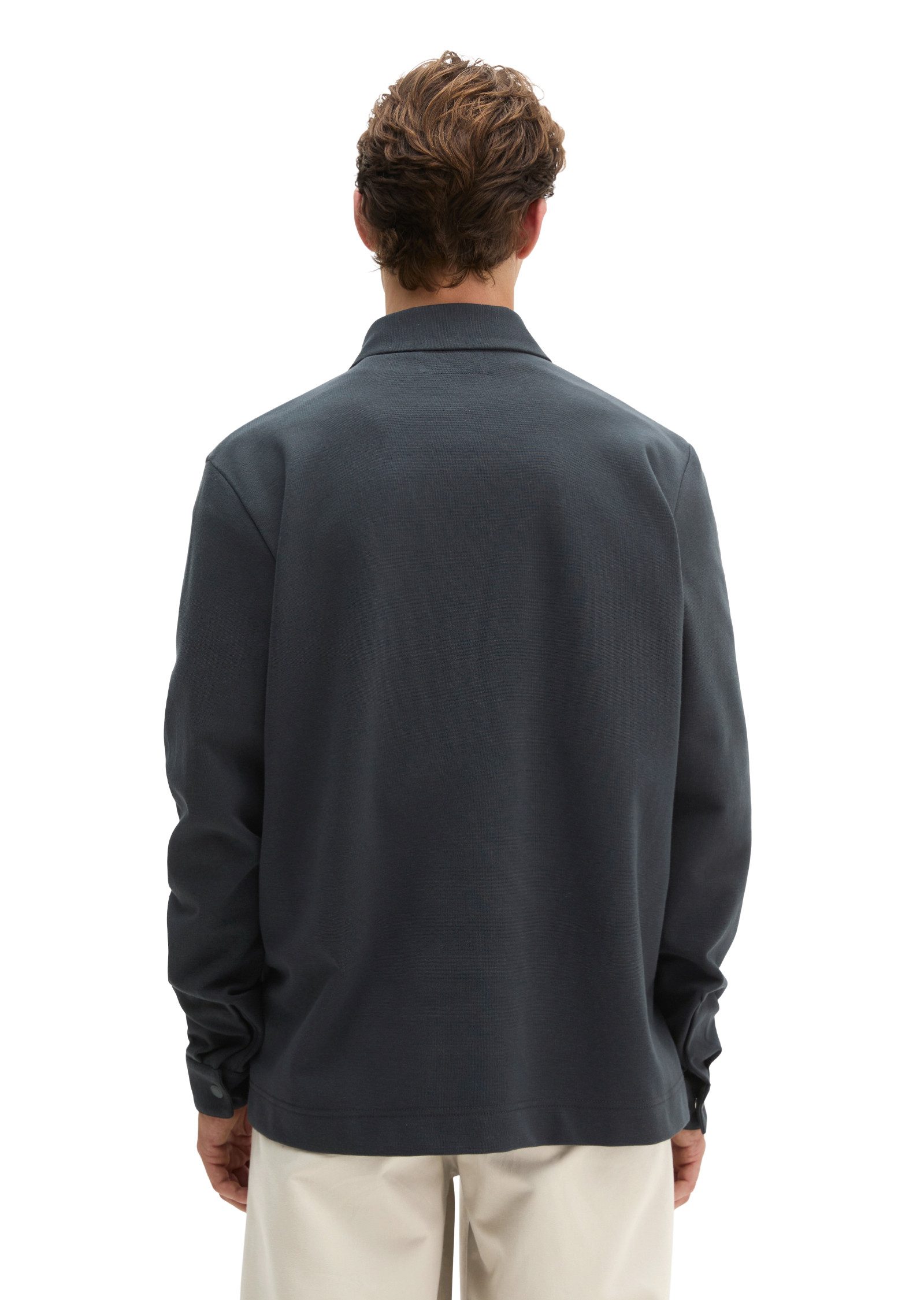Marc O'Polo Sweatjacke mit Kentkragen, Regular Fit – Bild 2 von 5