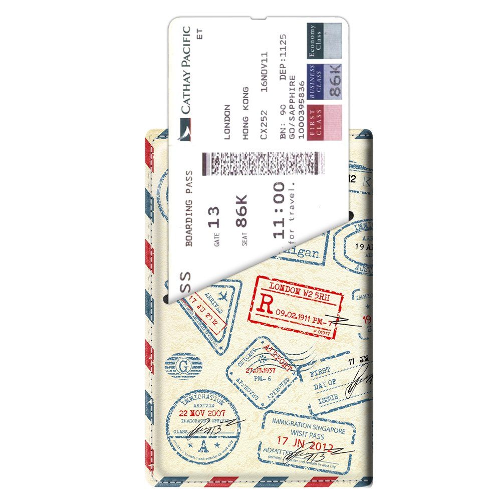 Fintie Geldbörse Reisepasshülle/Impfpass Hülle - Ultra Schlank Reisepass Sc günstig online kaufen