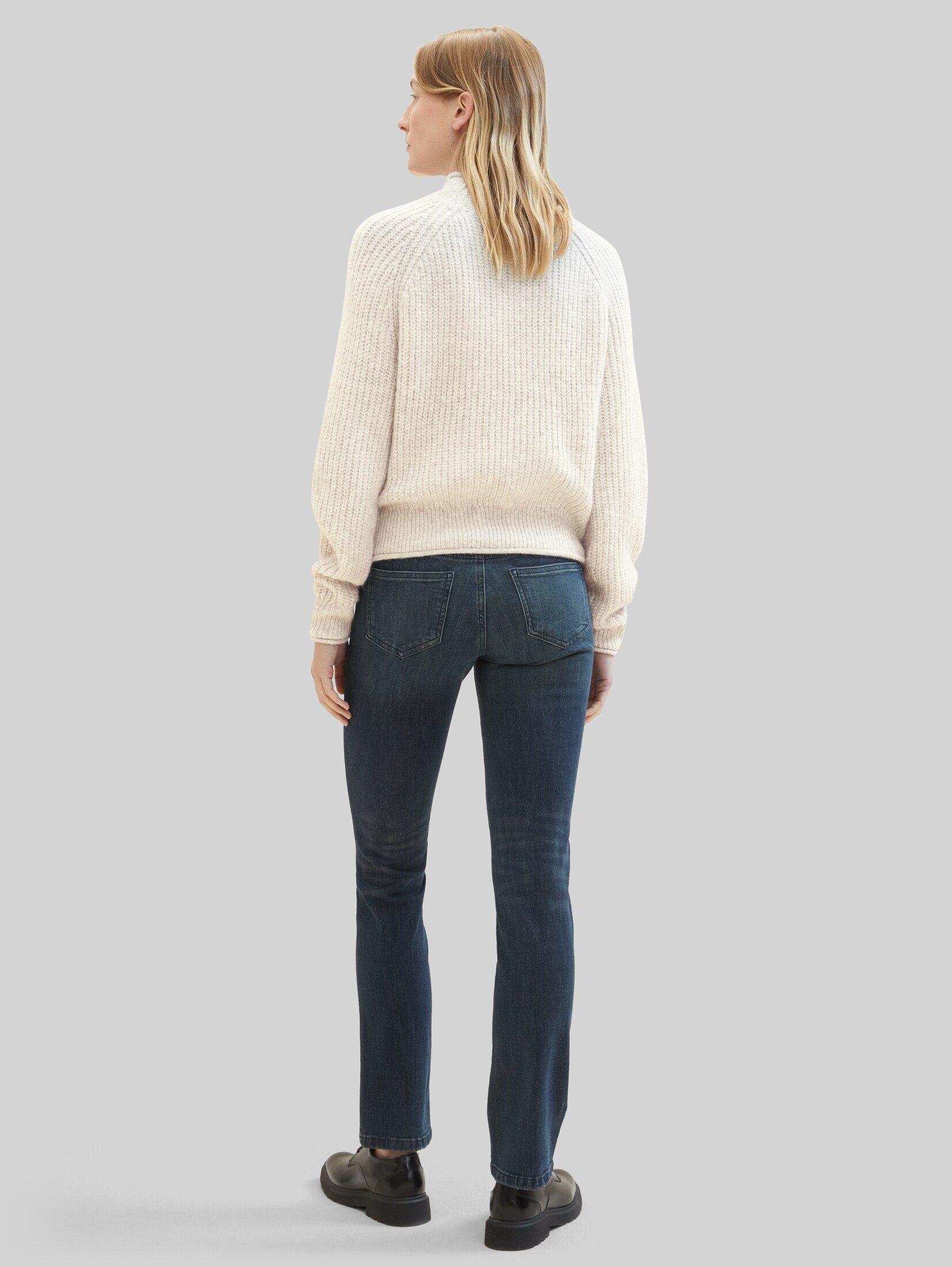 TOM TAILOR Straight-Jeans Jeanshosen TTALEXA STRAIGHT Jeans – Bild 4 von 5