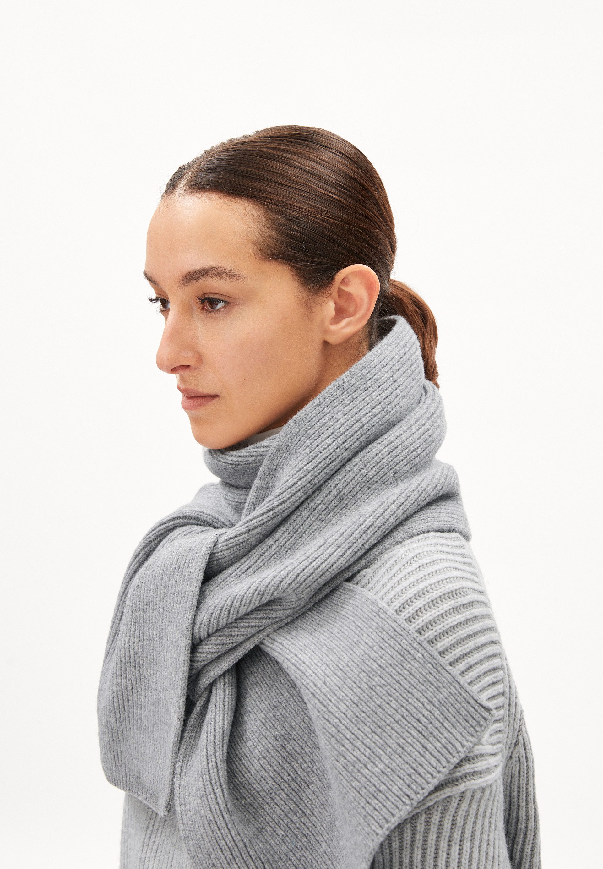 Armedangels Schal CLAASAS Unisex Schal Aus Merino-Wolle Regular Fit