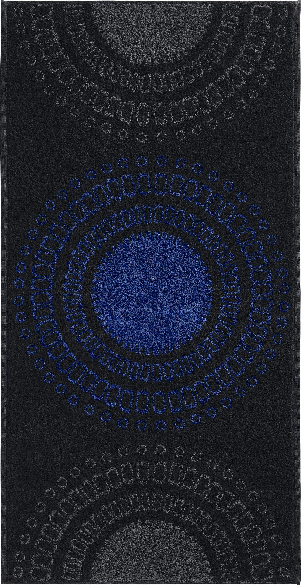 REDBEST Duschtuch Duschtuch "Kreise", Frottier (1-St), Walk-Frottier Kreise blau