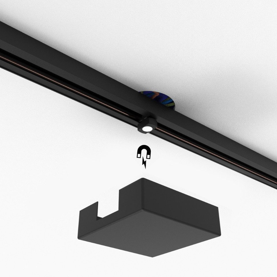 Qazqa Schienensystem-Verbinder Iconic, 10 cm, (1-tlg)