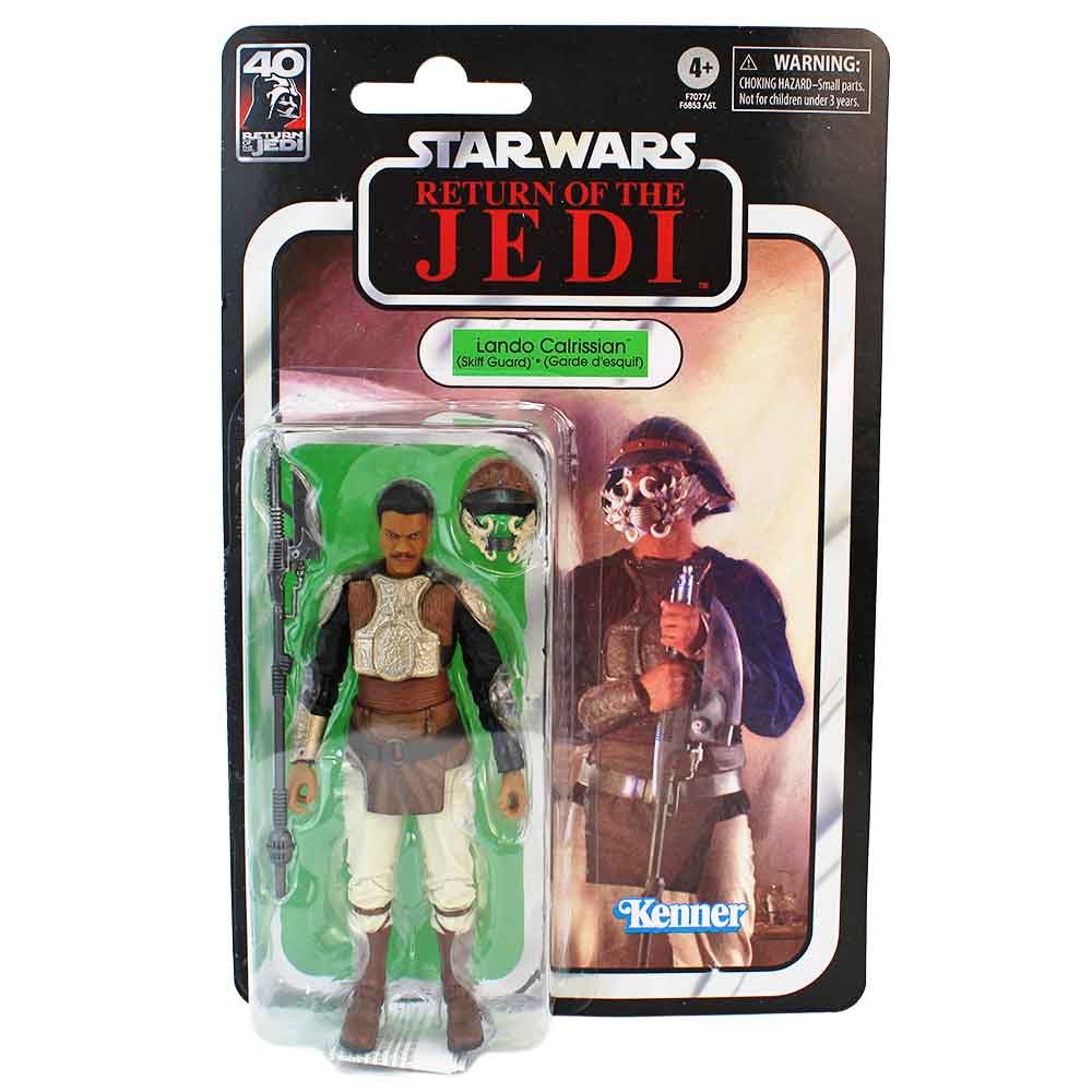 Hasbro Actionfigur Star Wars Return of the Jedi Lando Calrissian Figur, (3-tlg)