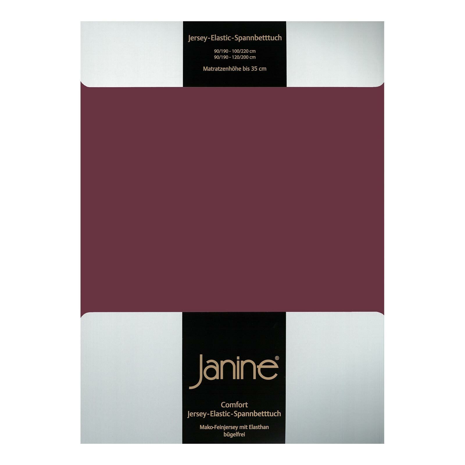 Janine Spannbettlaken ELASTIC 5002, Jersey-Elasthan, Gummizug: günstig online kaufen