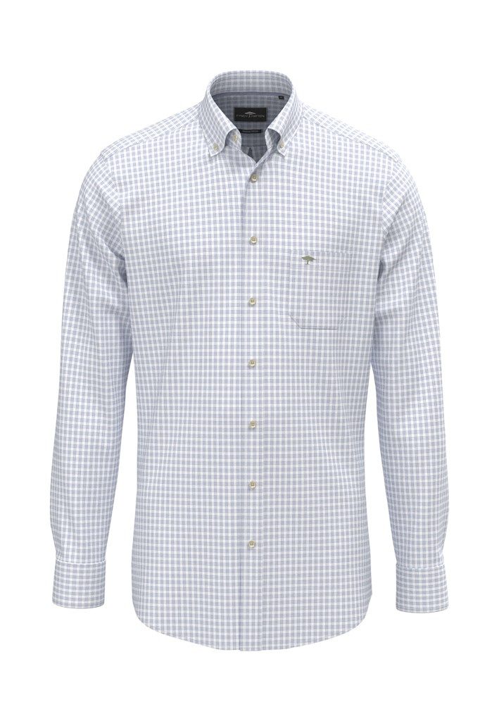 Businesshemd Fynch-Hatton / He.Hemd langarm / Washed Oxford Check, B.D., 1/1
