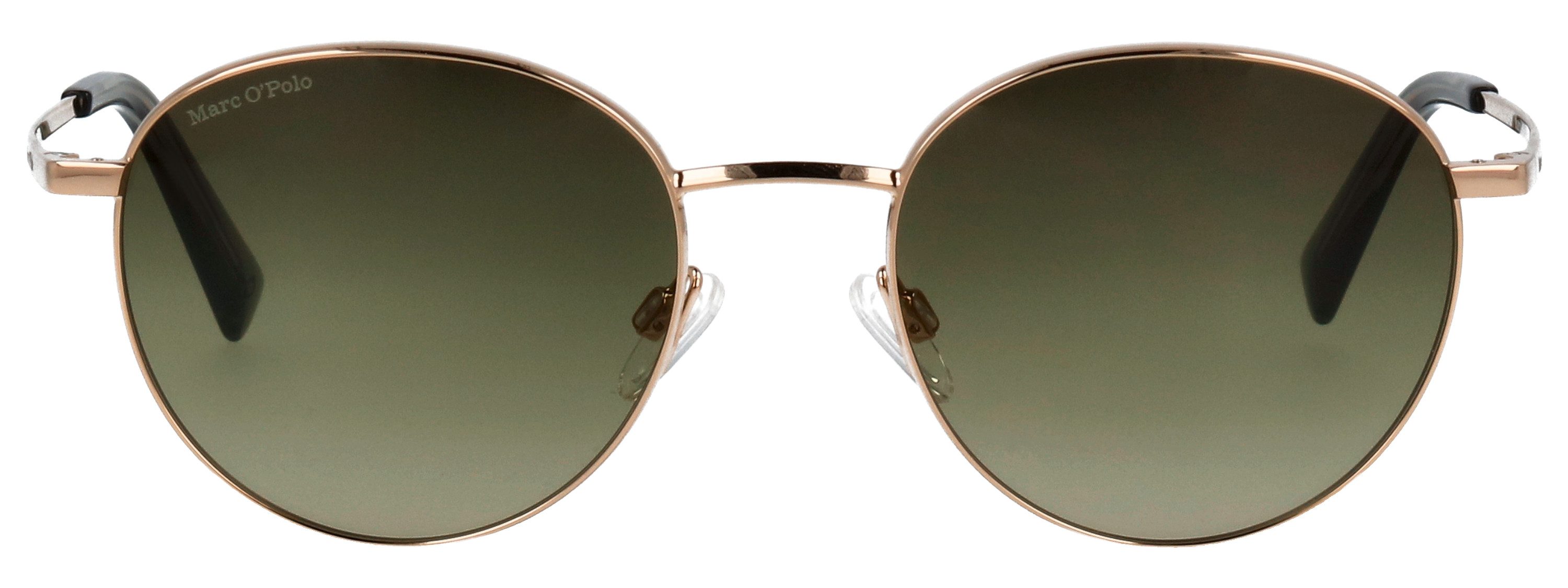 Marc O'Polo Sonnenbrille Modell 505123 Form Panto, Logoschriftzug auf Bügel, Metallfassung