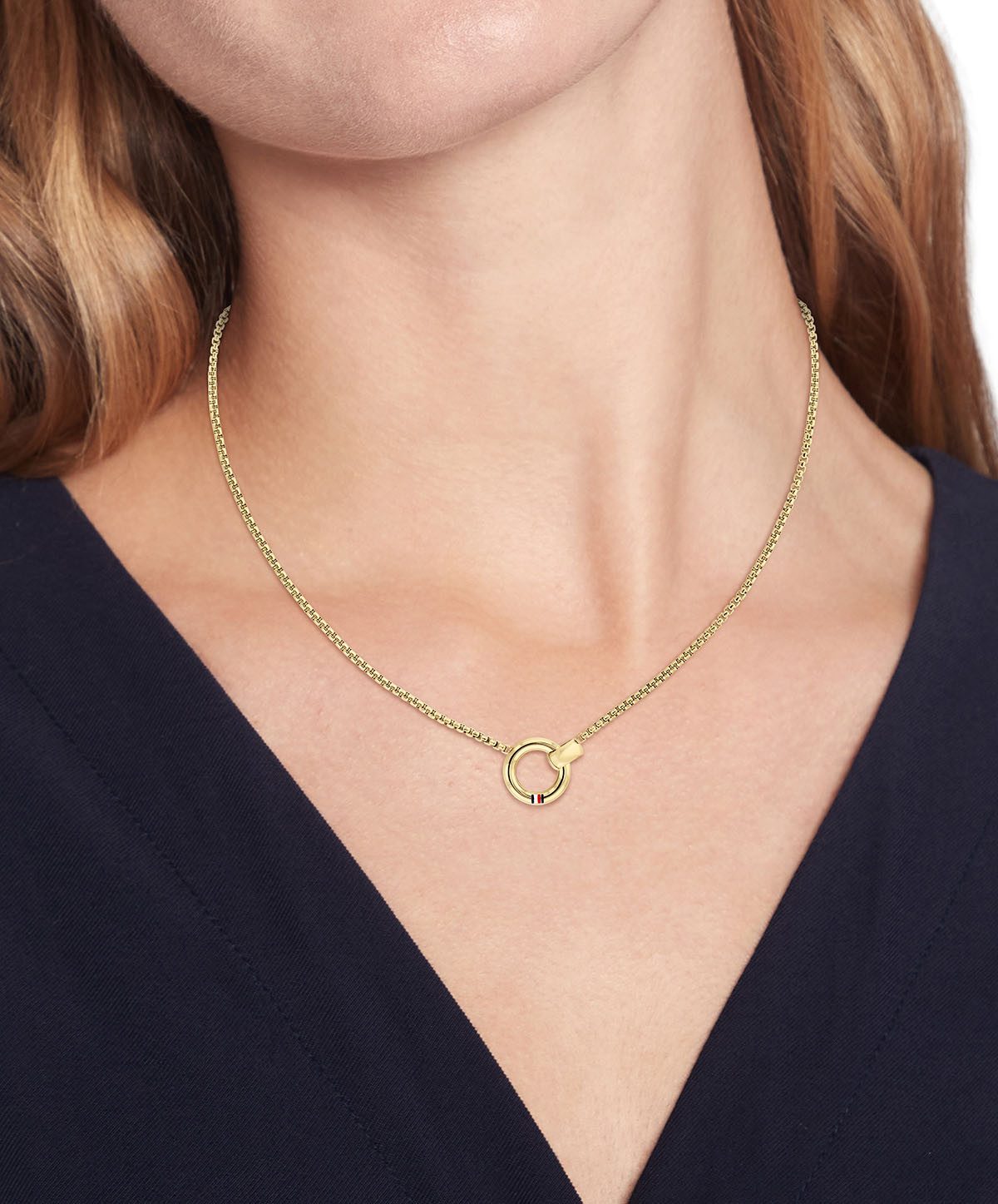 Tommy Hilfiger Kette mit Anhänger CIRCLES, mit Emaille günstig online kaufen