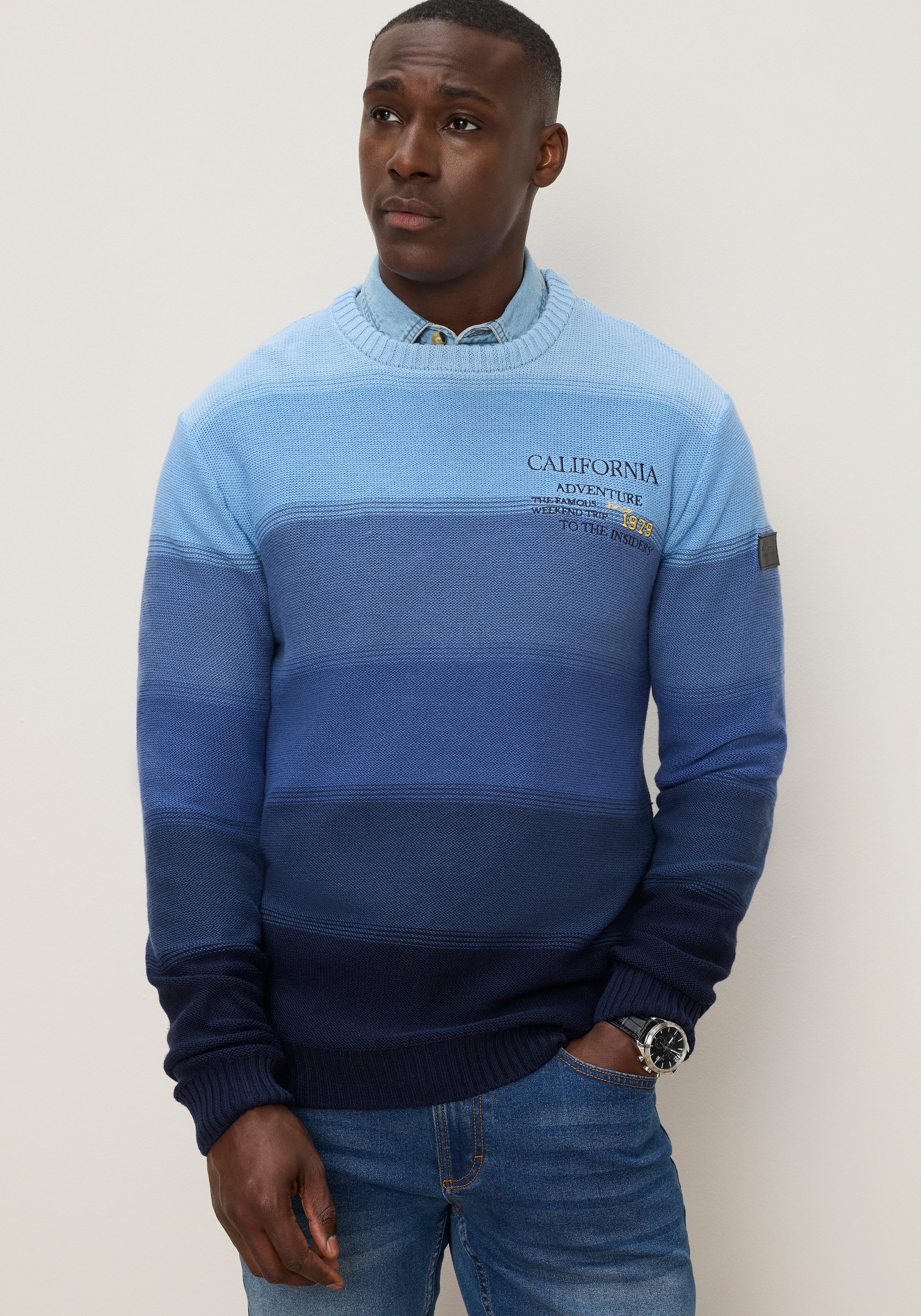 KangaROOS Strickpullover mit Rundhalsausschnitt, Regular Fit, aus Baumwolle, Langarm. € 49,99, (€ 49,99 pro 1 Stk).