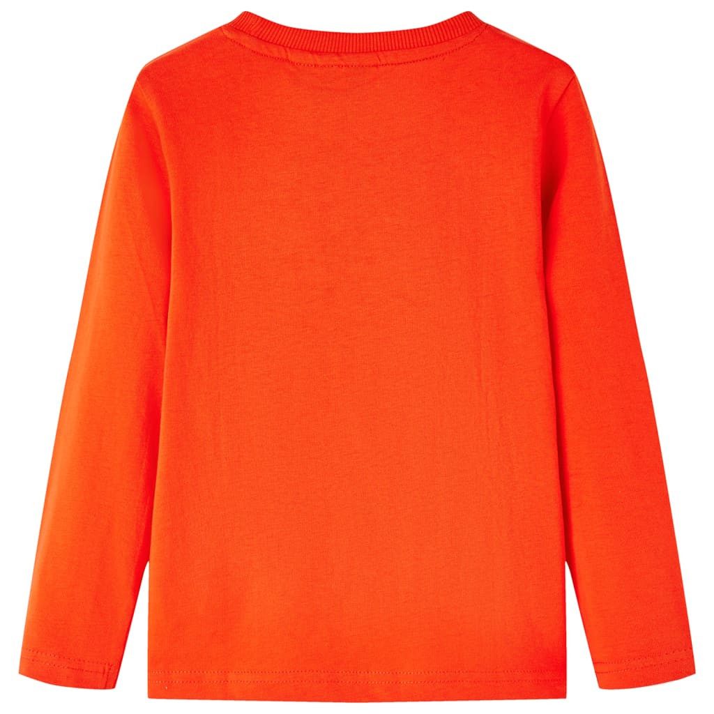 vidaXL Langarmshirt Kinder-Langarmshirt Hellorange 116