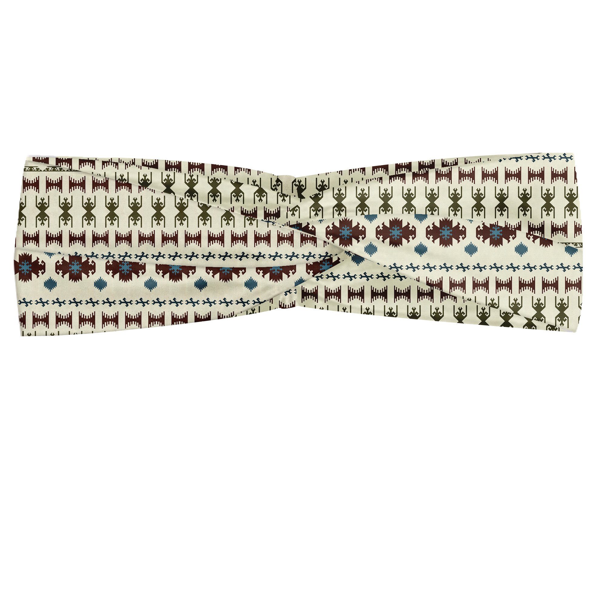 Abakuhaus Stirnband Elastisch und Angenehme alltags accessories Ethnisch Aztec india