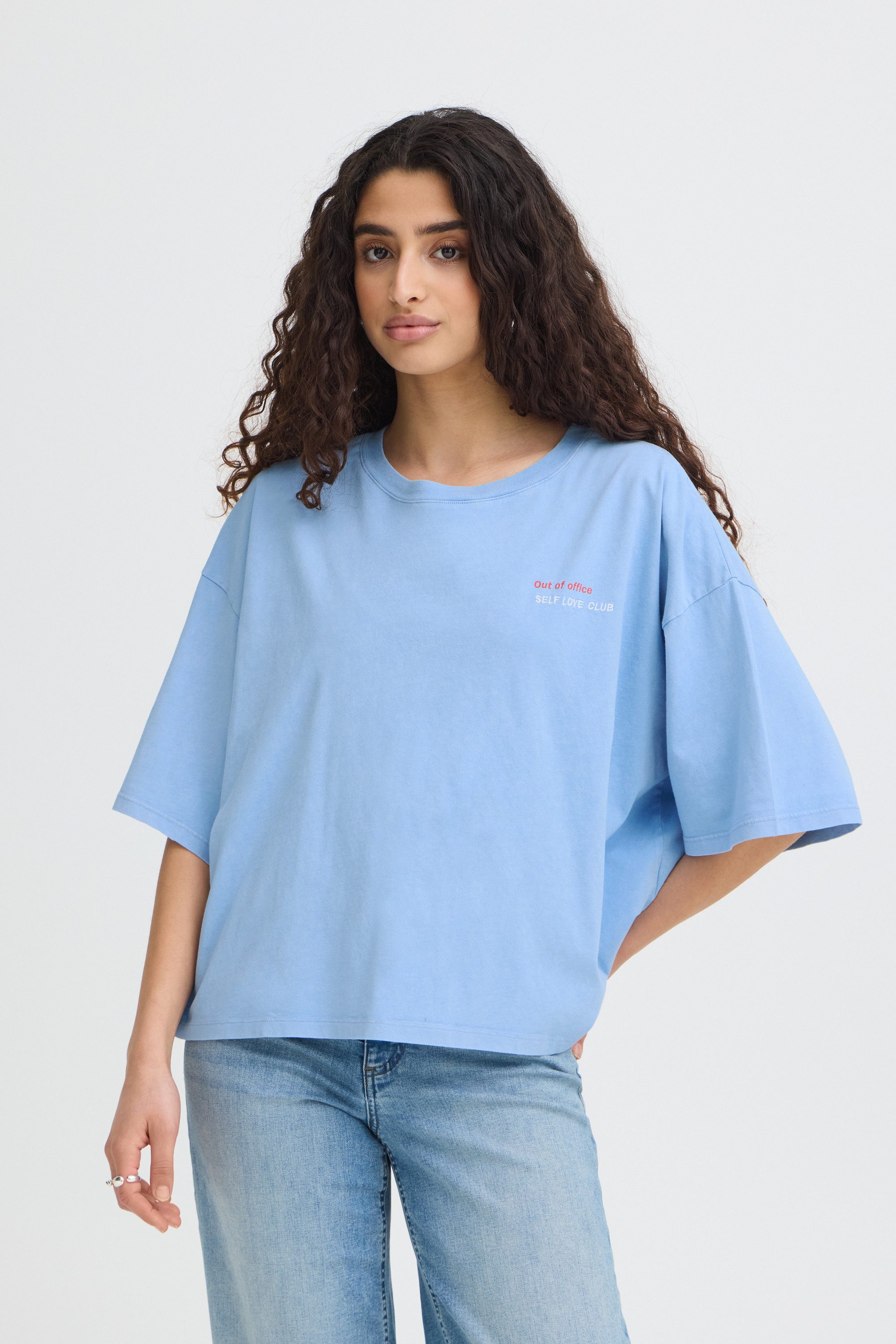 Ichi T-Shirt Kurzarm-Bluse IHNICA