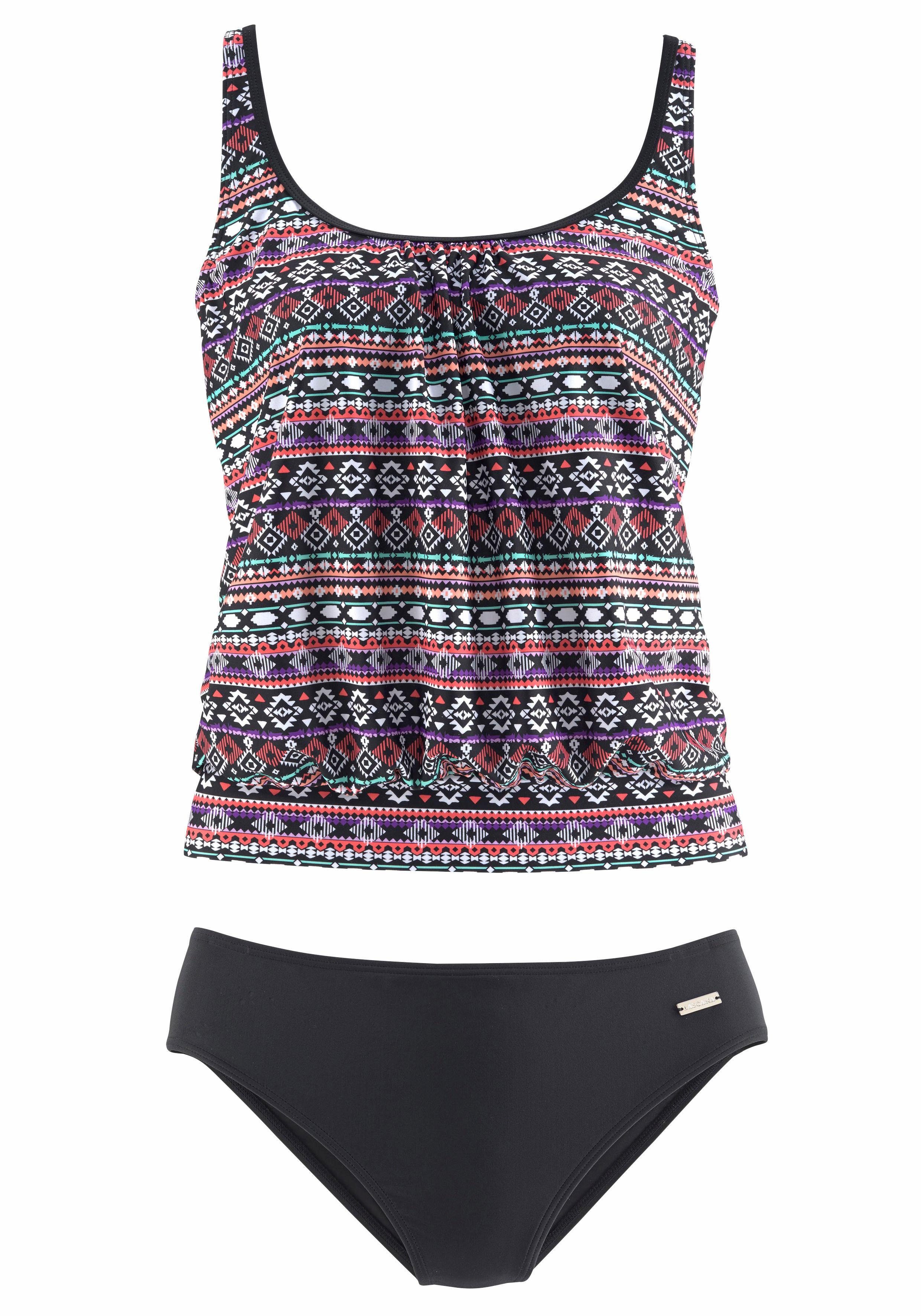 LASCANA Oversize-Tankini im angesagten Ethno-Look günstig online kaufen