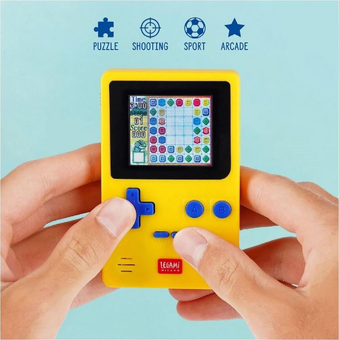 Legami Spiel LEGAMI Super Arcade Station – Mini-Konsole 152 Spiele