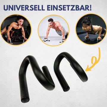 Best Sporting Liegestützgriffe Push-Up Bars 2er Set I Inkl. Übungsanleitung, Eine bessere Griffposition und damit eine intensivere Muskelanspannung