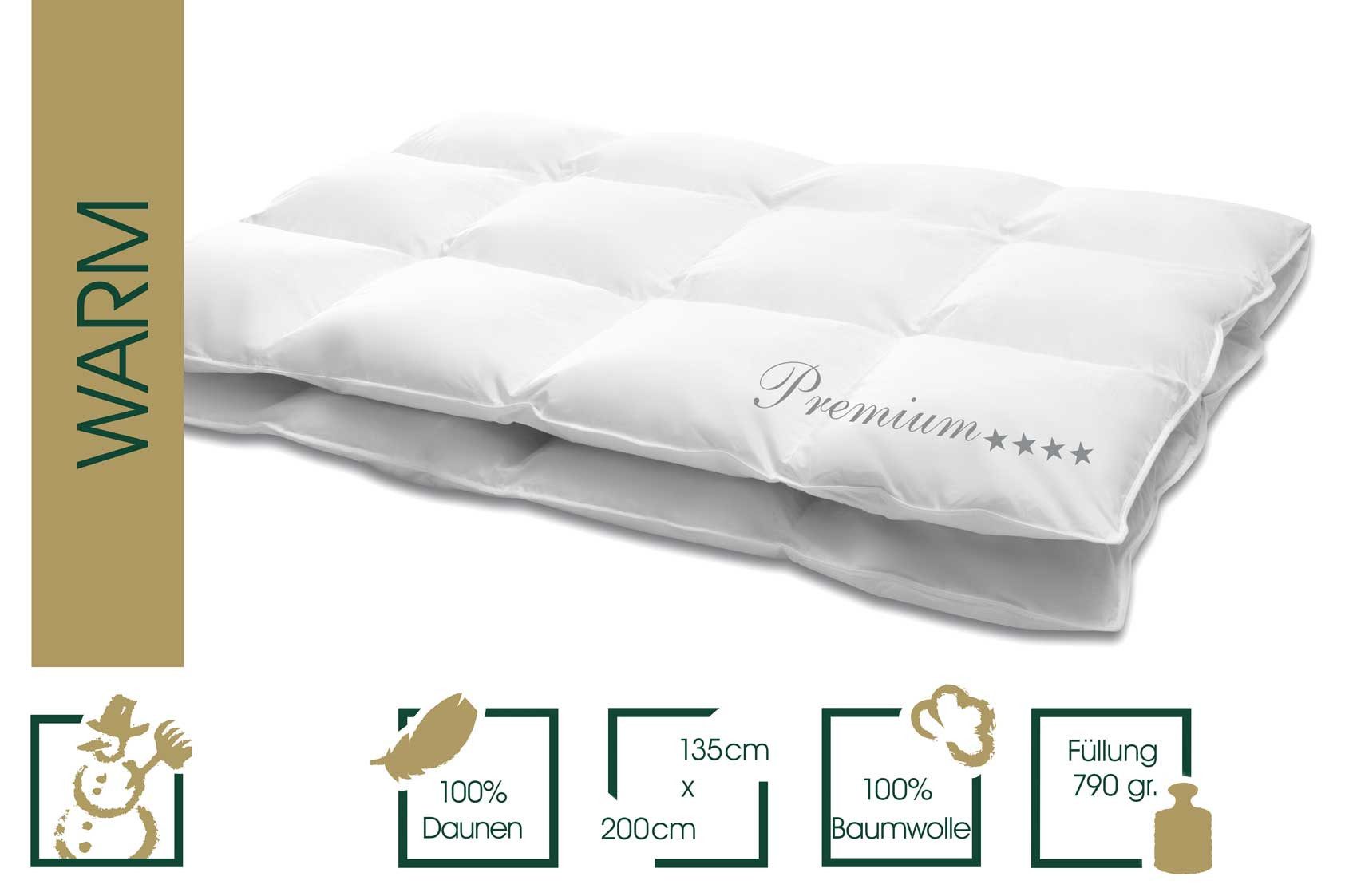 HANSKRUCHEN Daunenbettdecke Premium, Füllung: 100% Daunen, günstig online kaufen