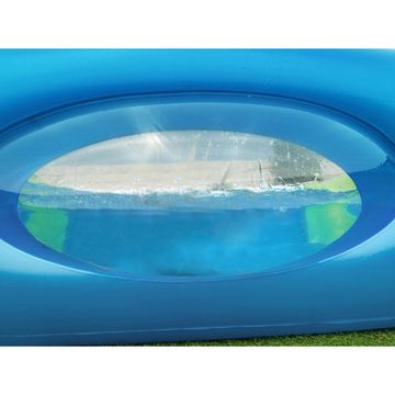 BESTWAY Pool Kinder Pool mit Fenster Swimmingpool Planschbecken 168x168x56cm (51132)