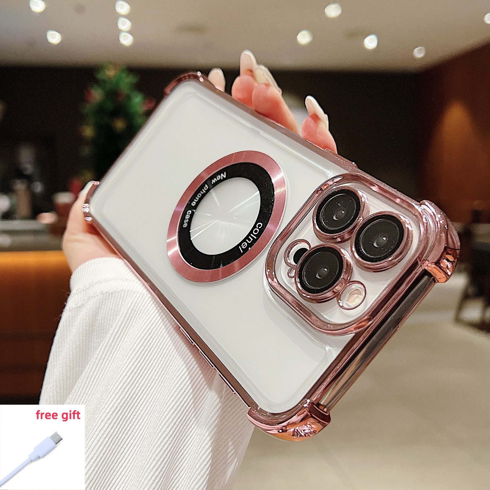 trends for living Handyhülle Hülle für iPhone 16 Pro Max Plus Kamera Schutz Magsafe Fallschutz