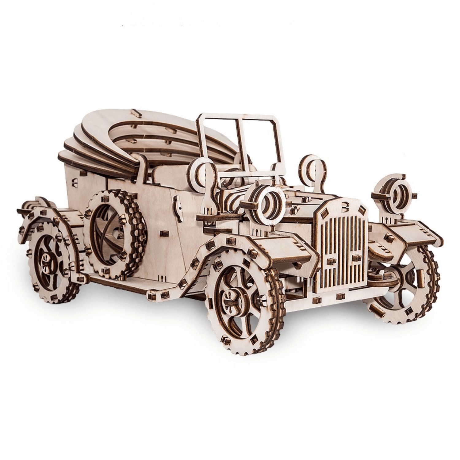 Eco Wood Art Modellbausatz Retrocar Oldtimer aus Holz, (315-tlg)