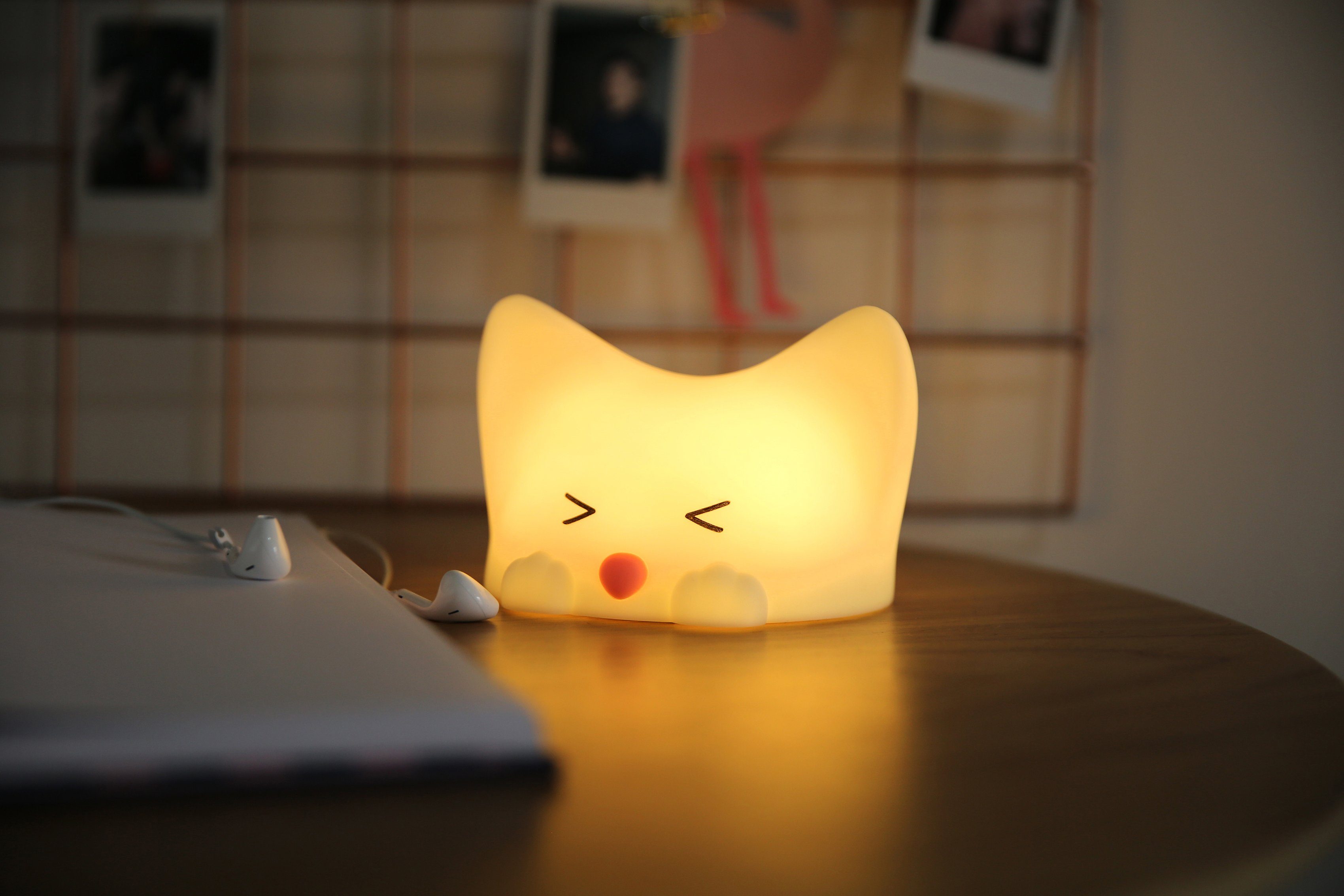 Catty Catty LED niermann Cat, Cat Nachtlicht fest integriert, LED Nachtlicht