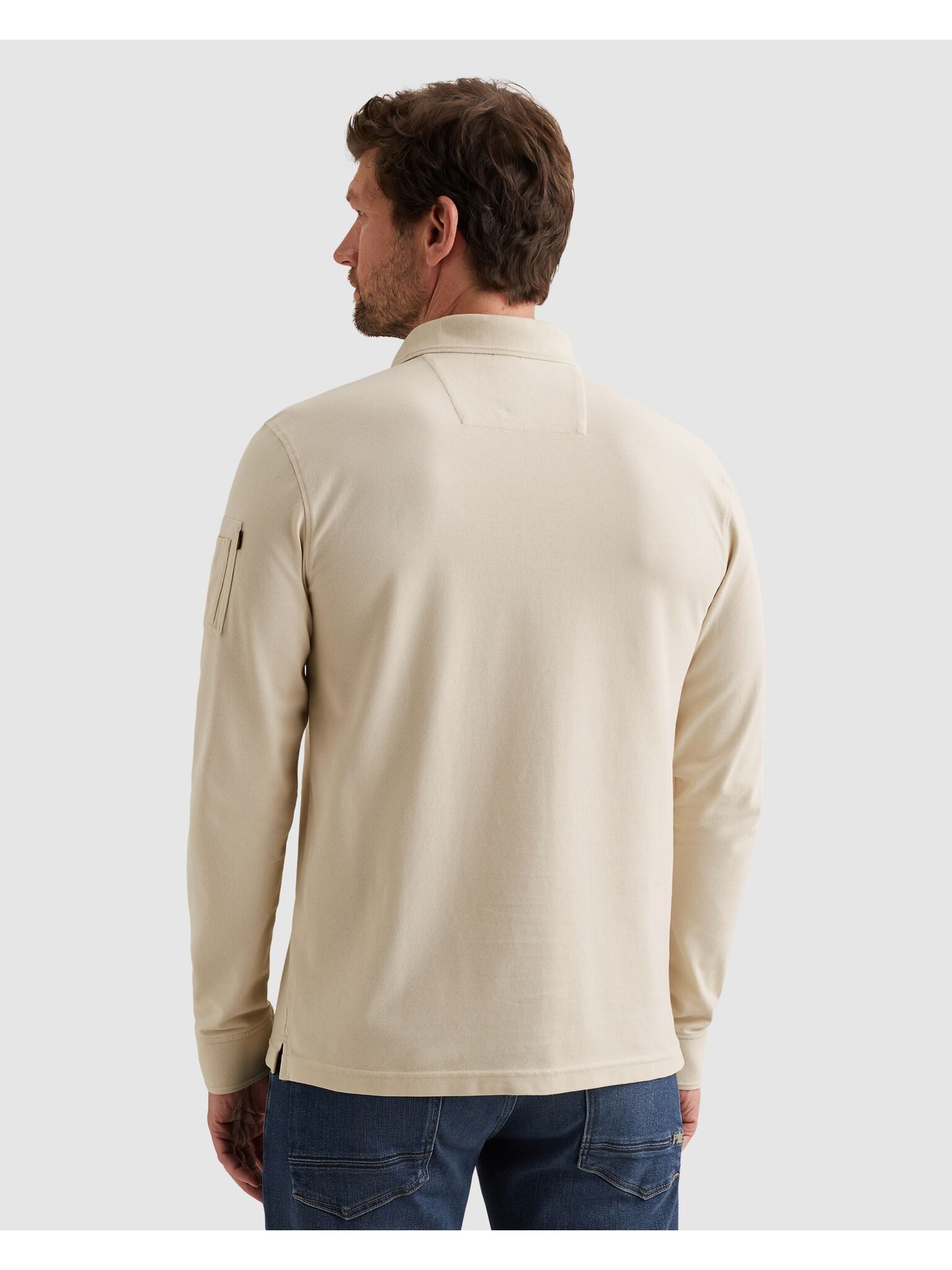 PME LEGEND Langarm-Poloshirt mit Logo Stickerei – Bild 4 von 5