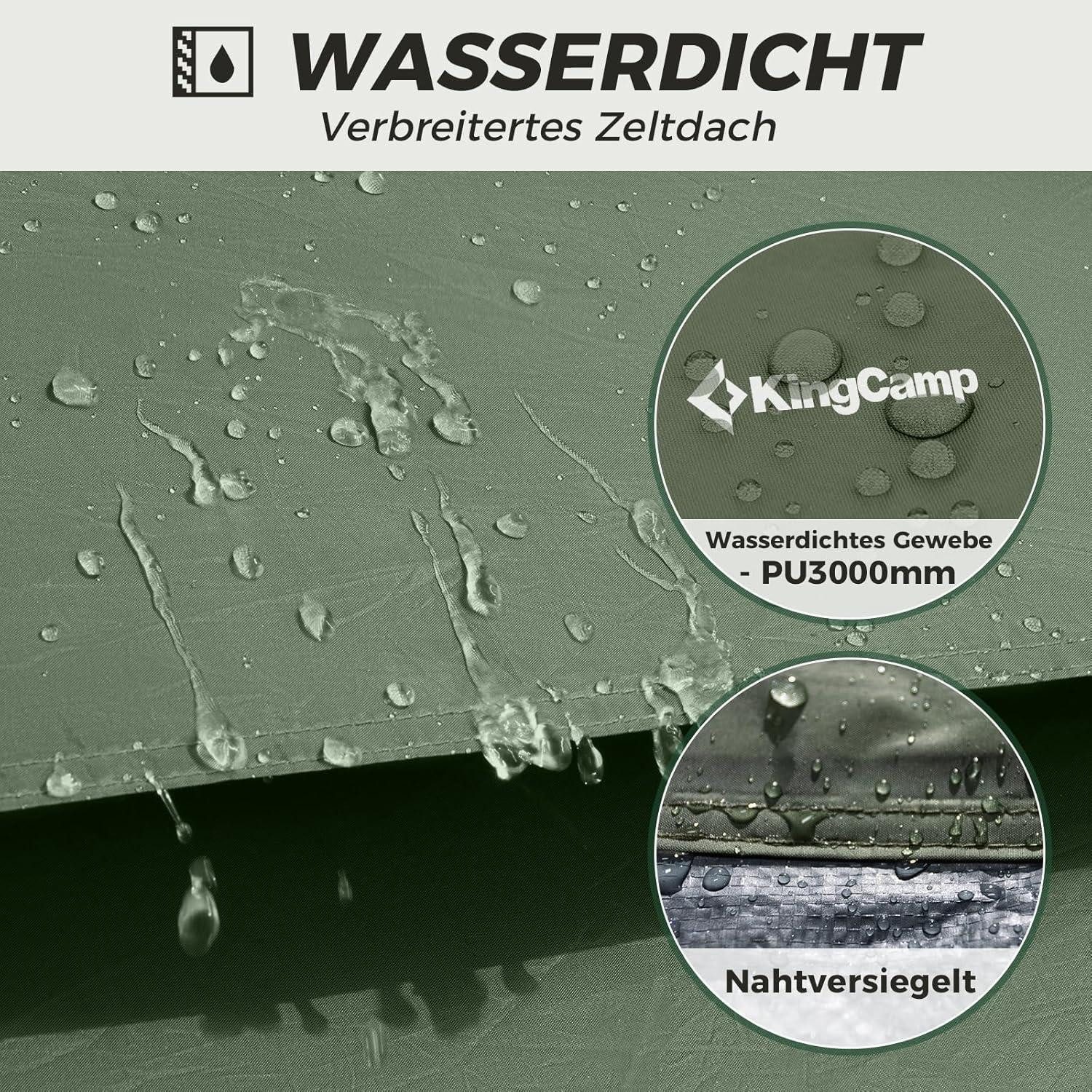 LuxusKollektion Kuppelzelt Ultraleichtes wasserdichtes Camping Zelt für 2 Personen mit