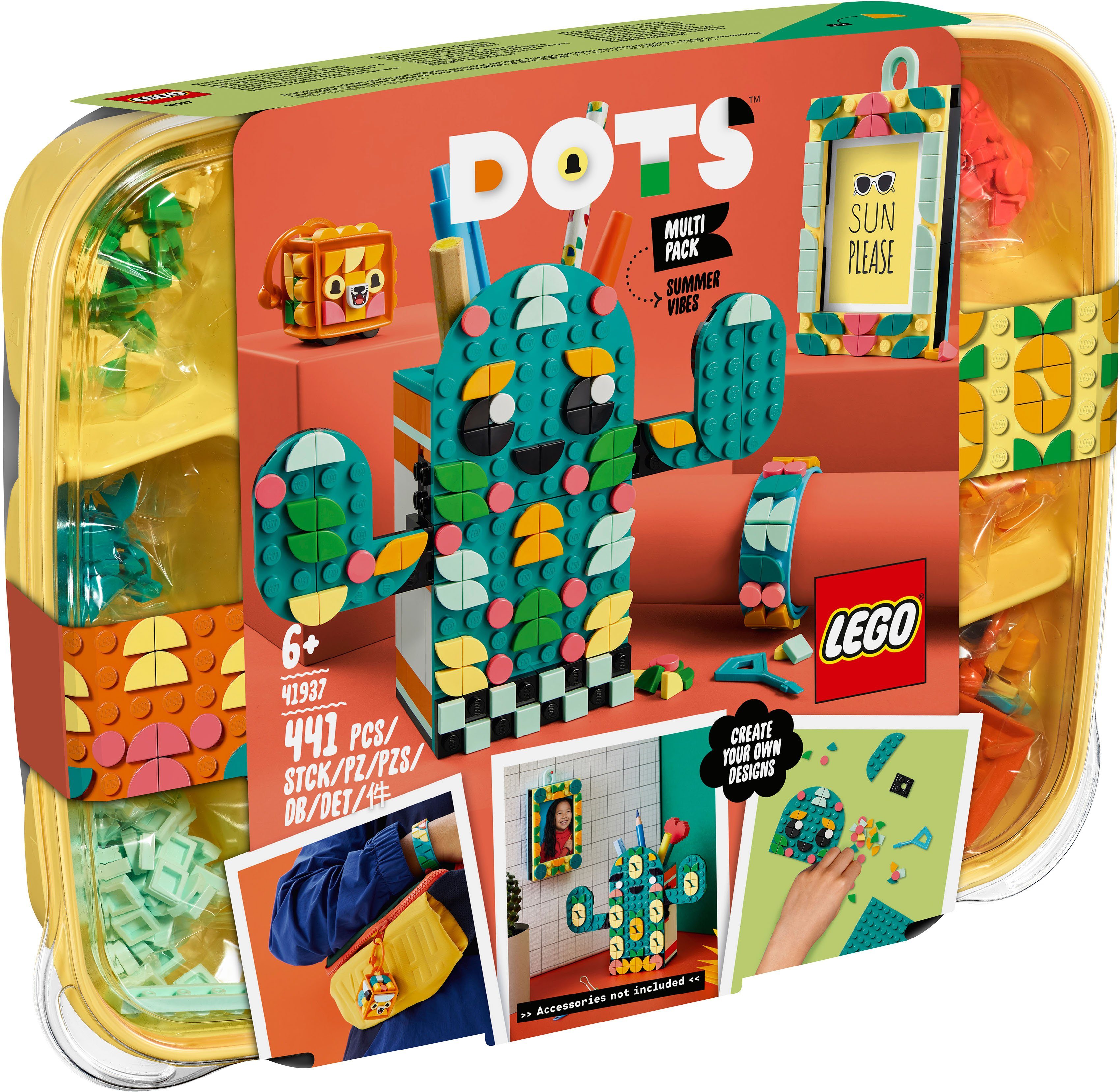 Image of LEGO® Konstruktionsspielsteine »Kreativset Sommerspaß (41937), LEGO® DOTS«, (441 St), Made in Europe