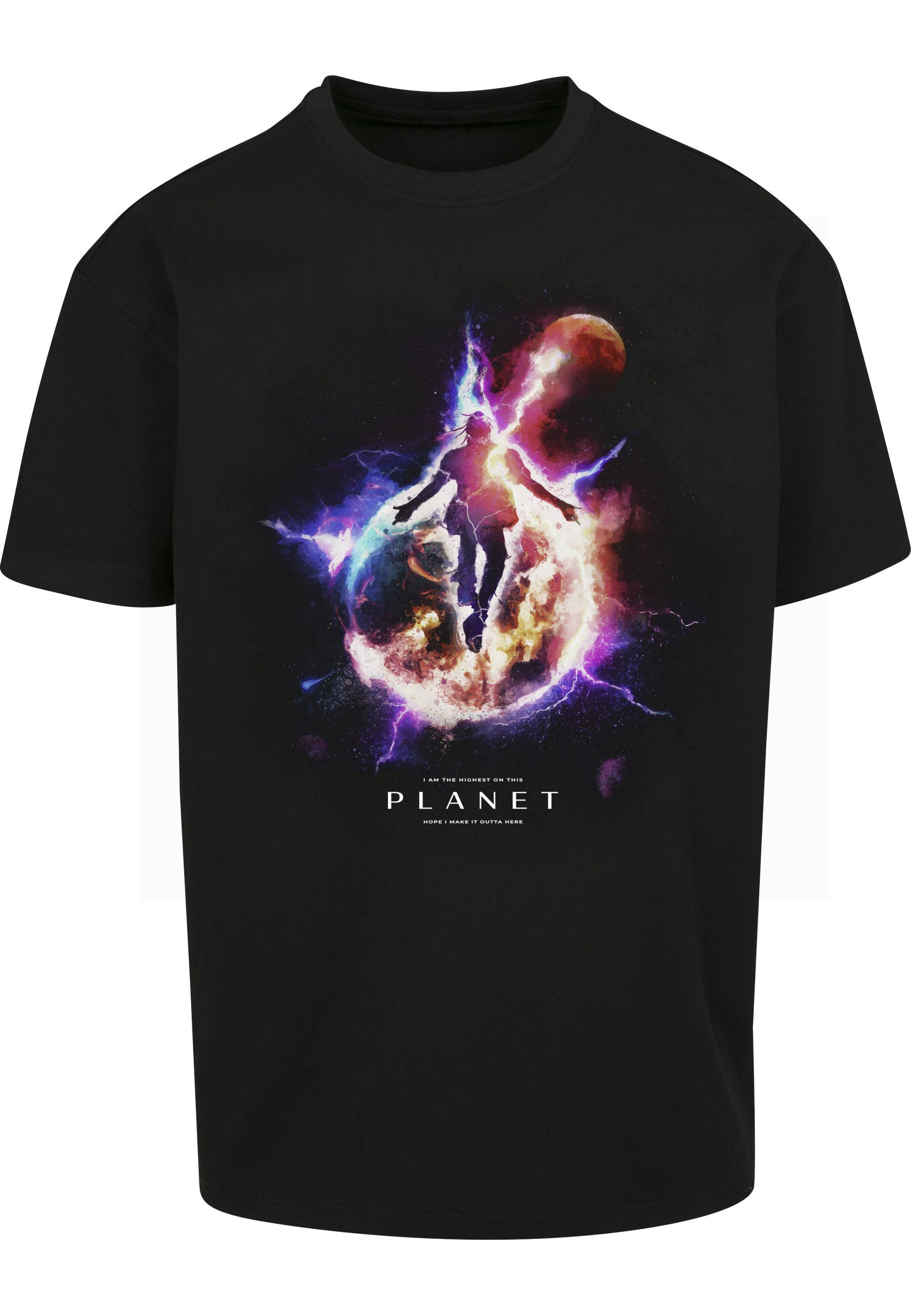 Upscale by Mister Tee T-Shirt Upscale by Mister Tee Unisex Electric Planet Oversize Tee (1-tlg)