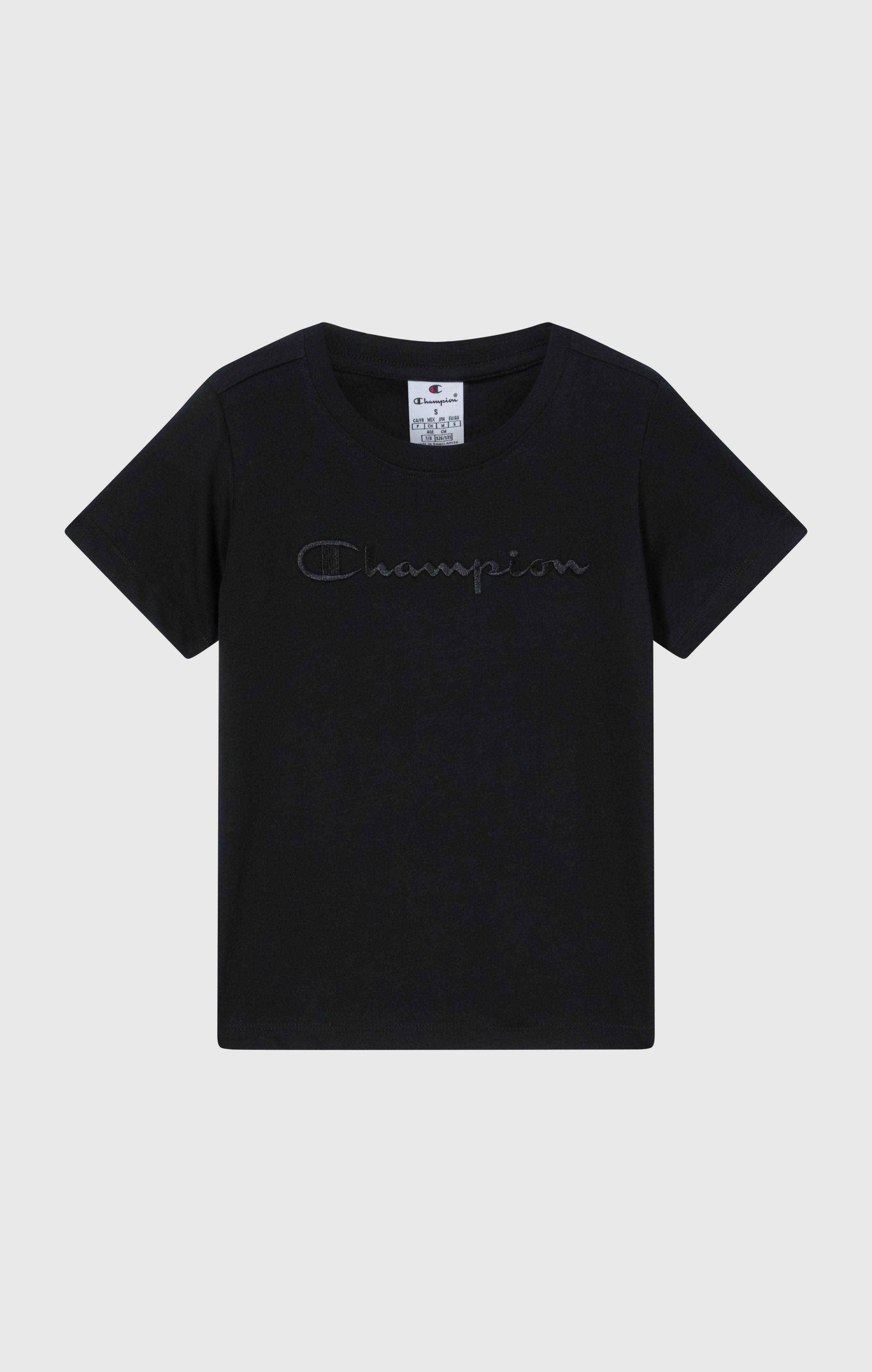 Champion T-Shirt ICONS Crewneck T-Shirt für Kinder und Jugendliche, Kurzarm, mit Rundhalsausschnitt
