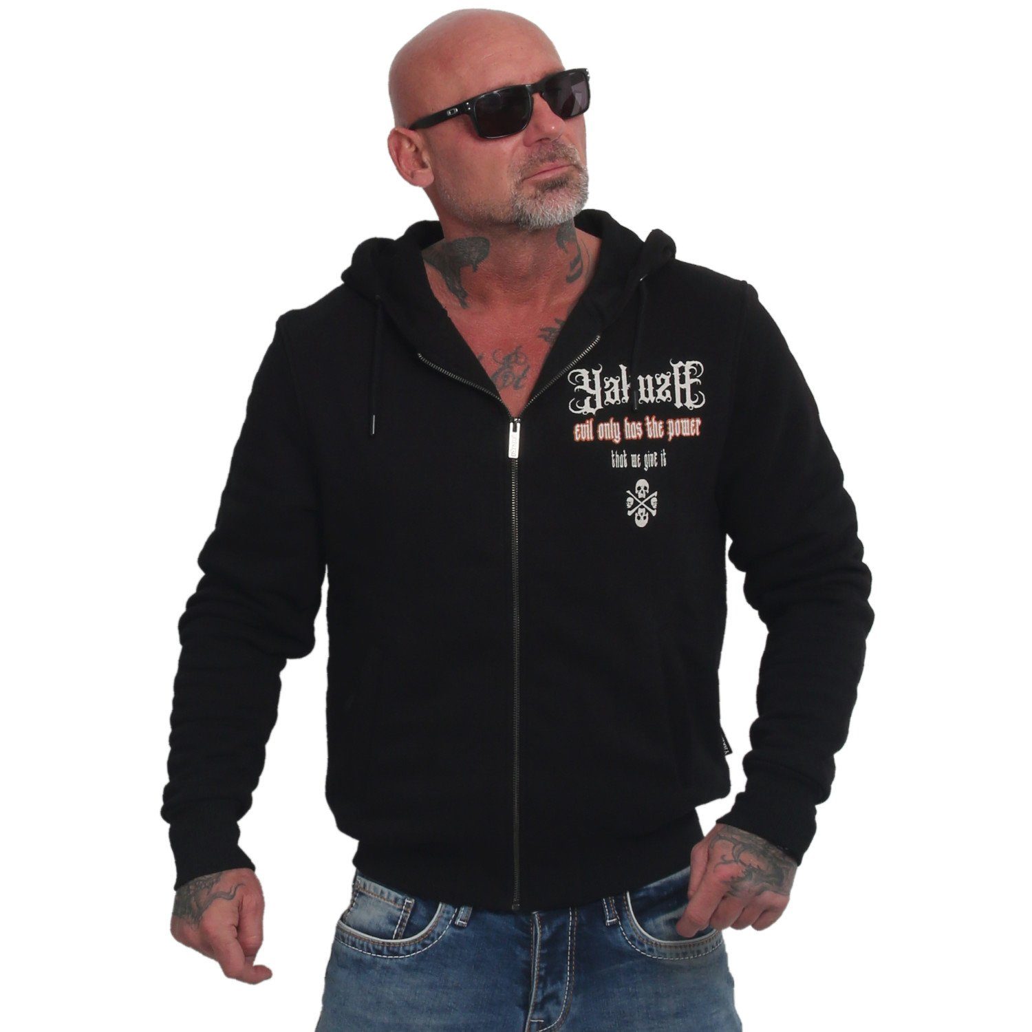 YAKUZA Kapuzensweatjacke Evil Only mit Double Layer