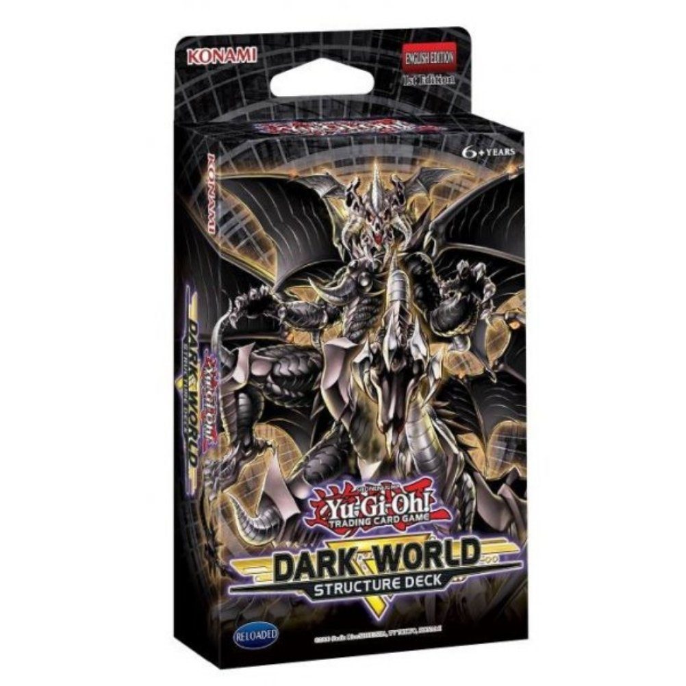Konami Spiel Yu-Gi-Oh! Structure Deck Dark World 1.Edition - Englisches Trading Car