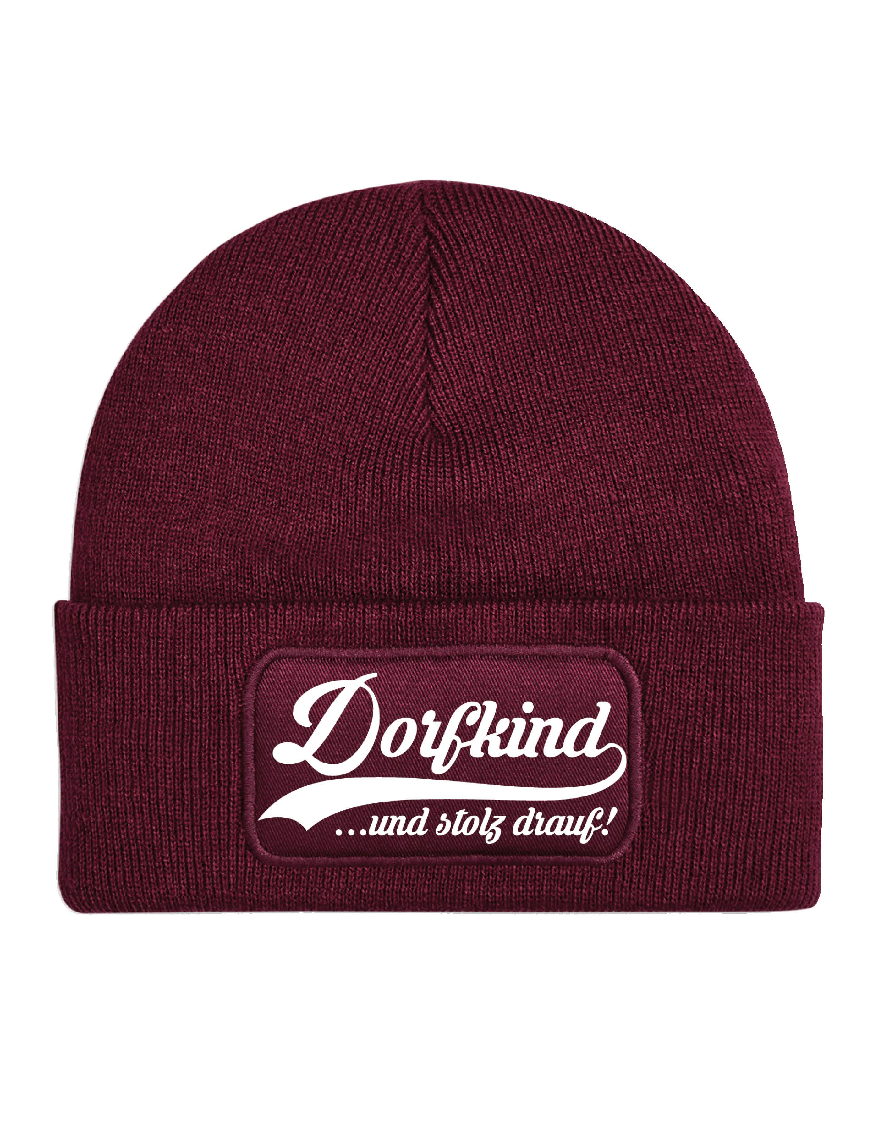 Youth Designz Beanie Dorfkind Unisex Beanie Mütze für Damen und Herren mit lustigem Spruch Print