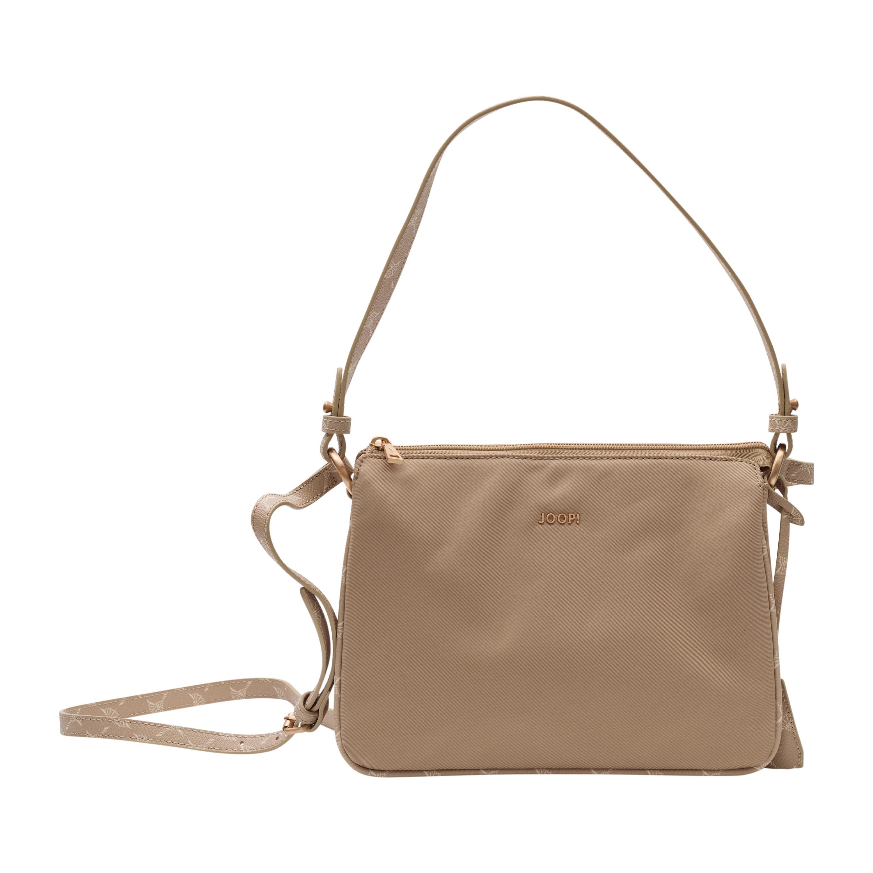 JOOP! Schultertasche roma noreen shoulderbag shz, Damen Handtasche, Umhängetasche, Tragetasche mit Logoverzierung