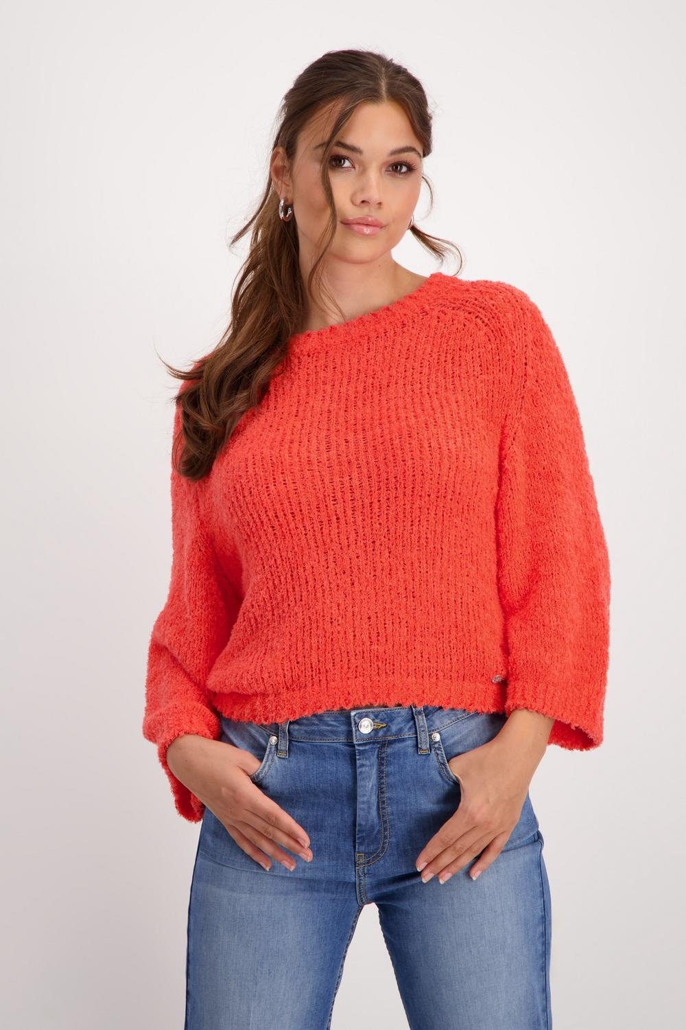 Monari Sweatshirt Pullover, bright coral