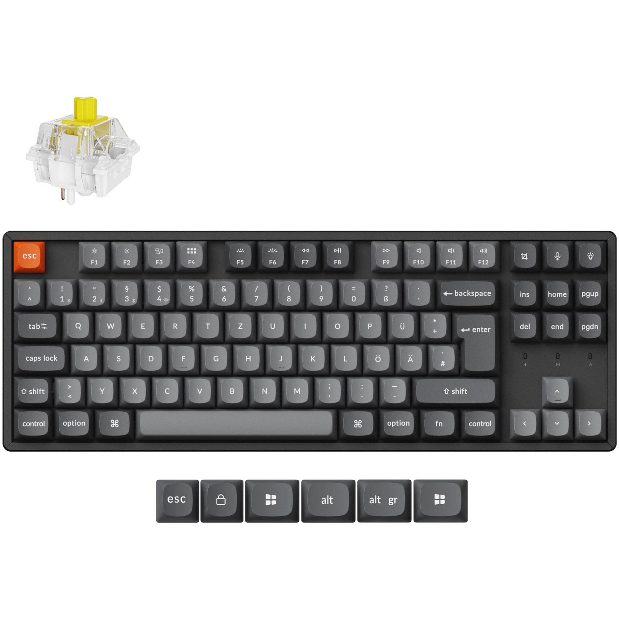Keychron K8 Max, Gaming-Tastatur, Tastatur