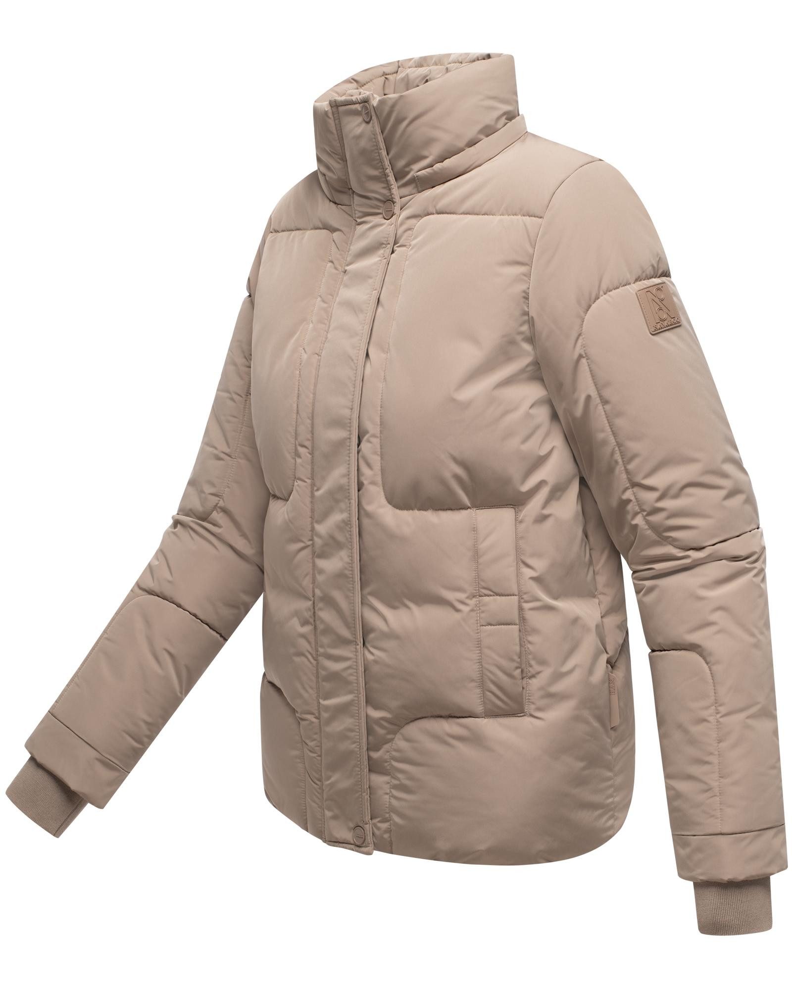 Navahoo Steppjacke Zauberlicht 14 Winterjacke mit abnehmbarer Kapuze und Fleece-Futter