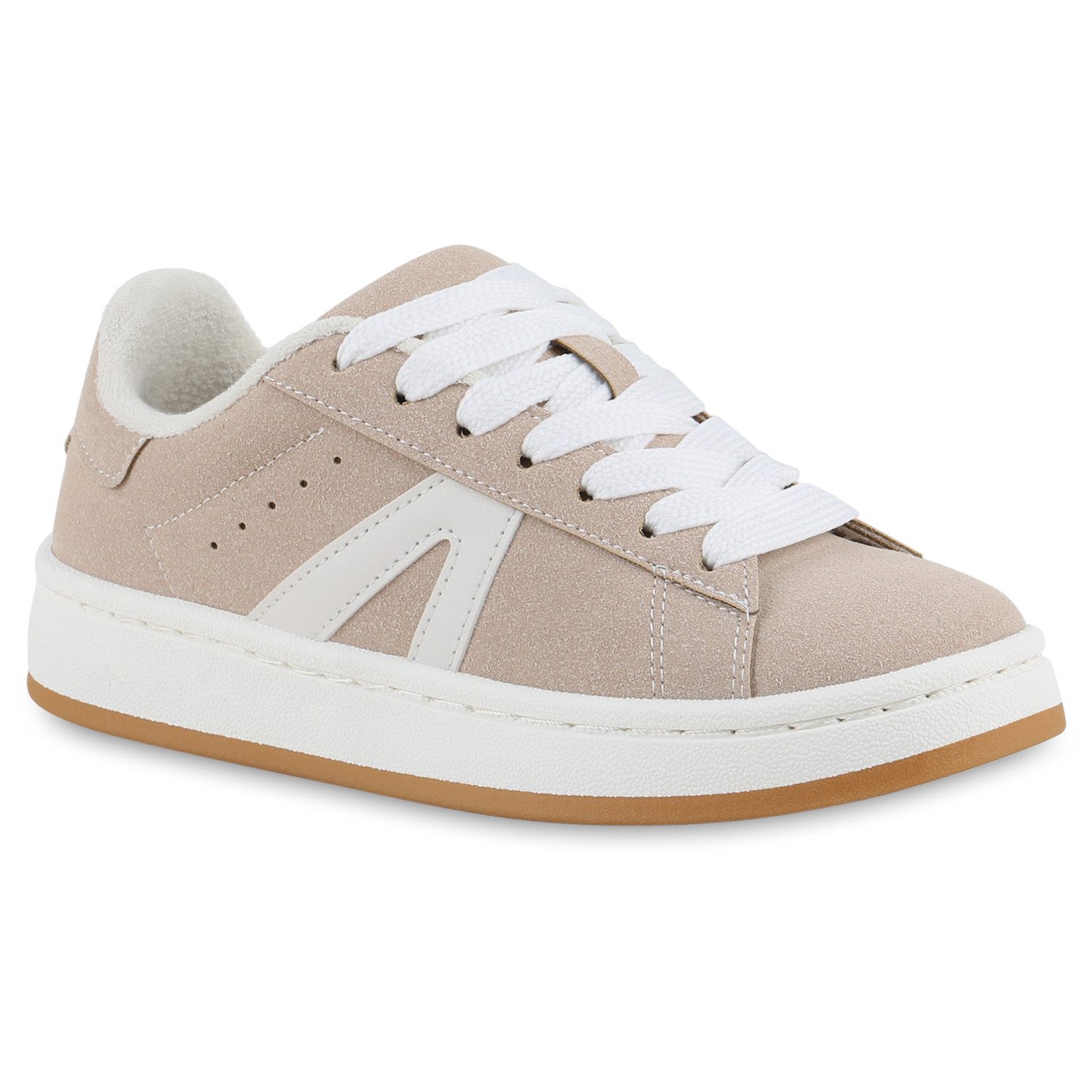 VAN HILL 841701 Sneaker Damen Sneaker Low Schnürer Bequeme Basic Schnür- günstig online kaufen