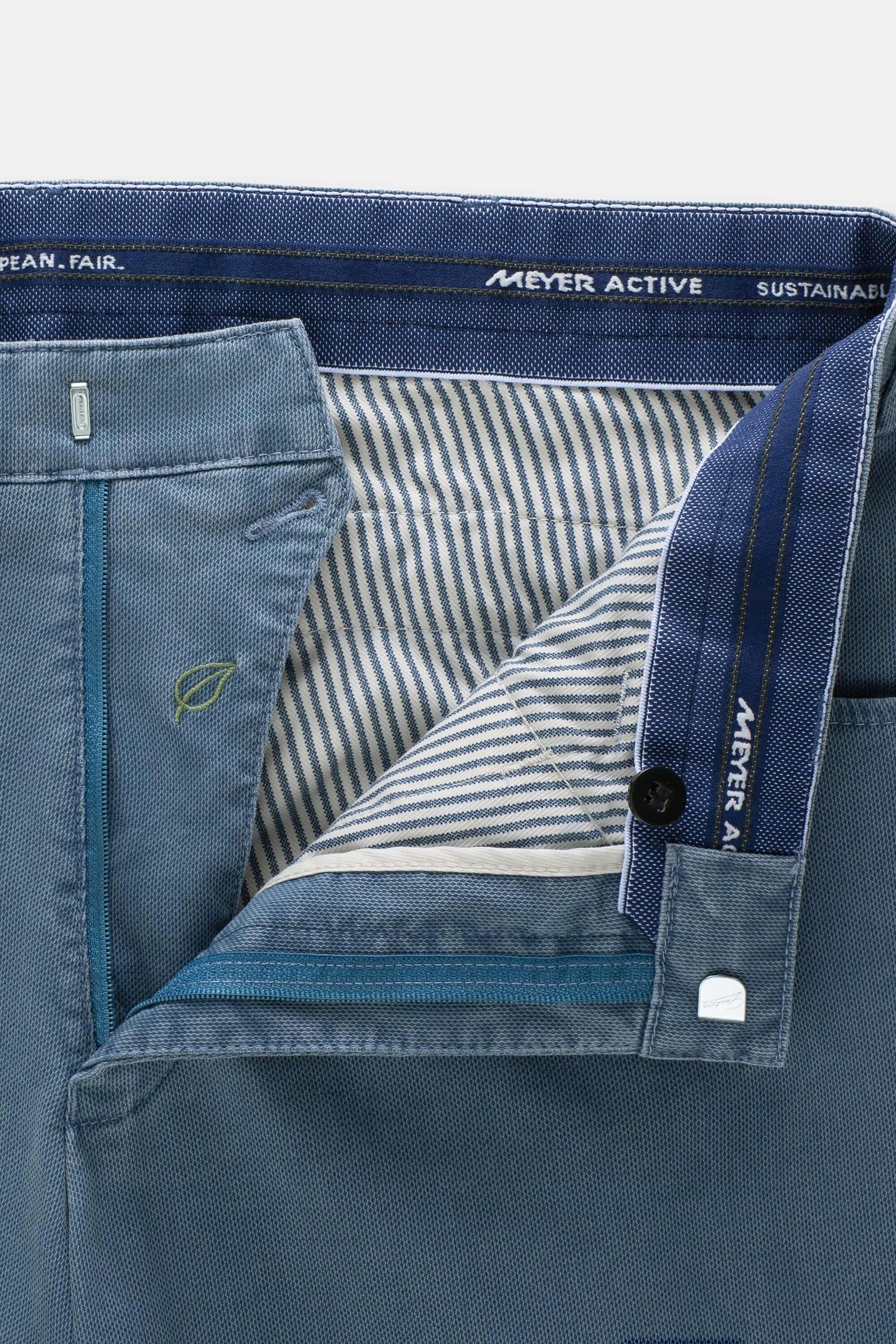 MEYER Chinos Dublin 9-3009 in hochelastischer moderner Micro Struktur – Bild 5 von 5