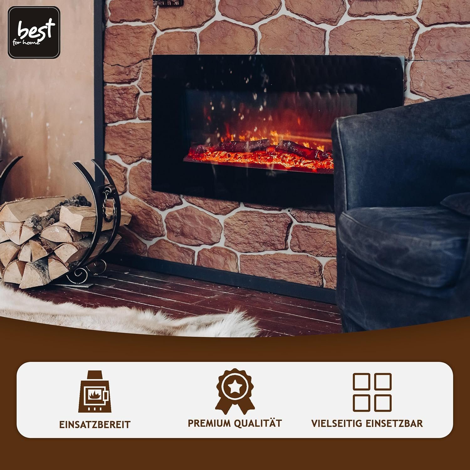 Best for Home Kaminholz Best For Home, Eichenholz 25 cm, Kammergetrocknet & günstig online kaufen