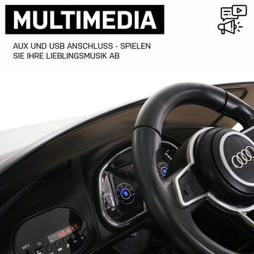 Actionbikes Motors Elektro-Kinderauto Elektroauto Spielzeugauto Audi R8, Belastbarkeit 30 kg, (2-tlg), 30 kg - m. Fernbedienung - 2x 12 V Motoren - Bremsautomatik