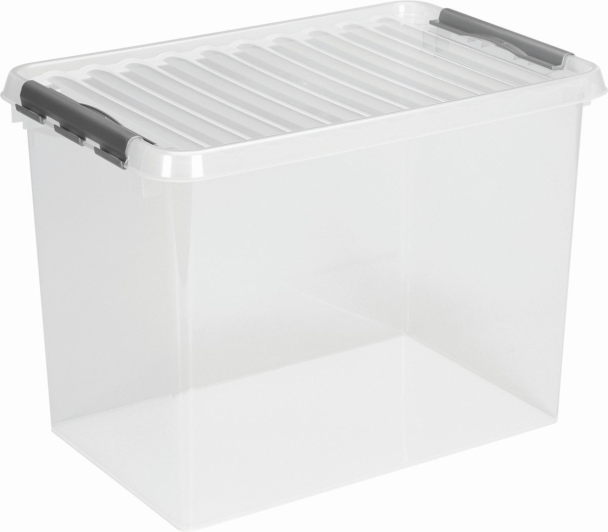 Sunware Aufbewahrungsbox Aufbewahrungsbox mit Deckel 62 Liter Kunststoff 400x600x340mm transpar