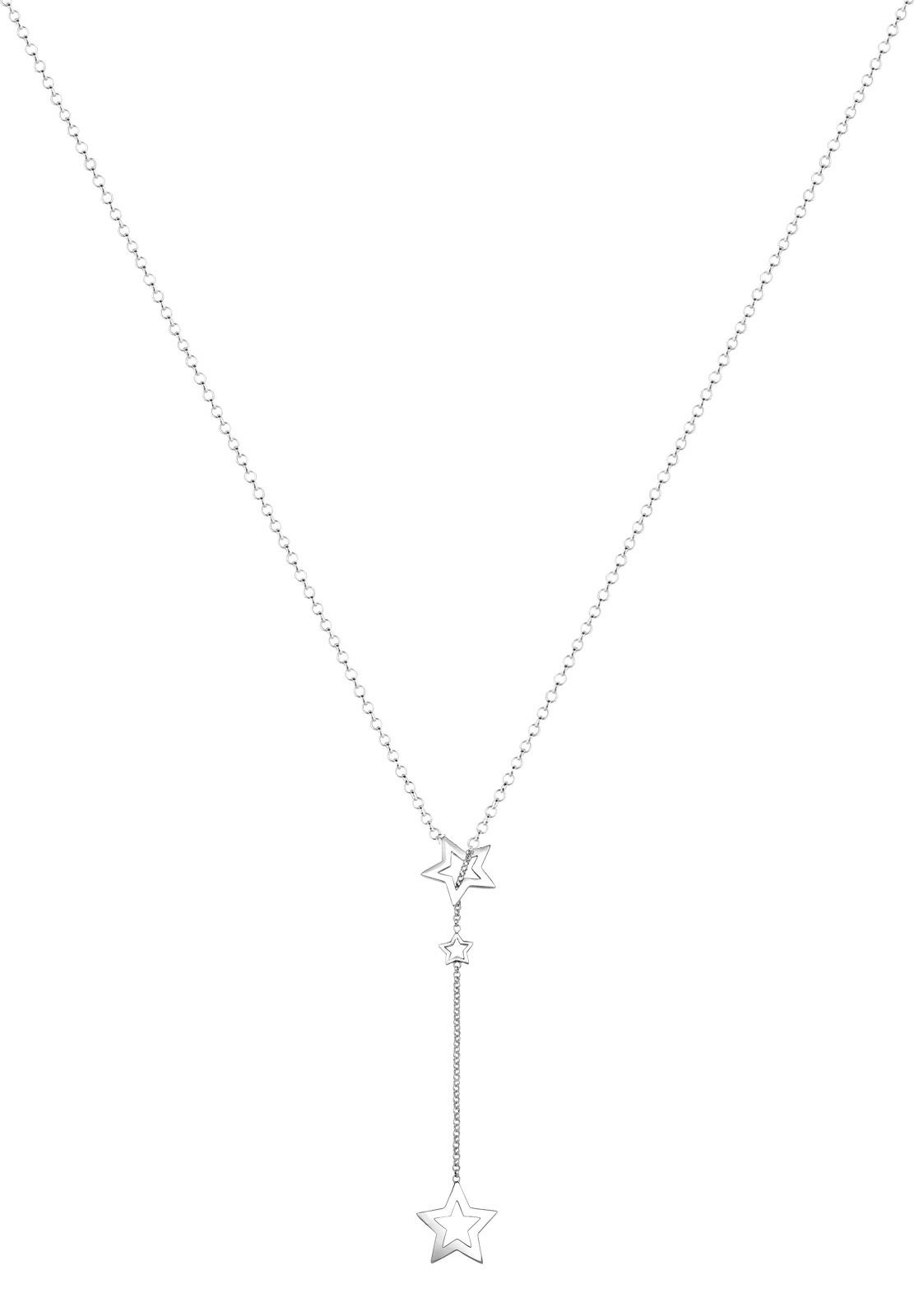 Elli Collierkettchen Y-Kette Stern Astro Bezaubernd 925 Silber