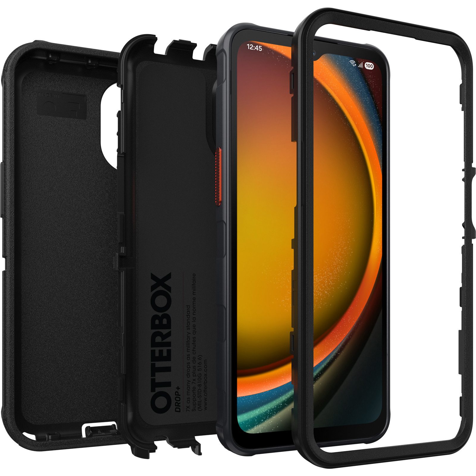 Otterbox Handyhülle Defender für Samsung Galaxy XCover7 Pro, Backcover, Schutzhülle, Handyschutzhülle, Case, Schutzcase, stoßfest