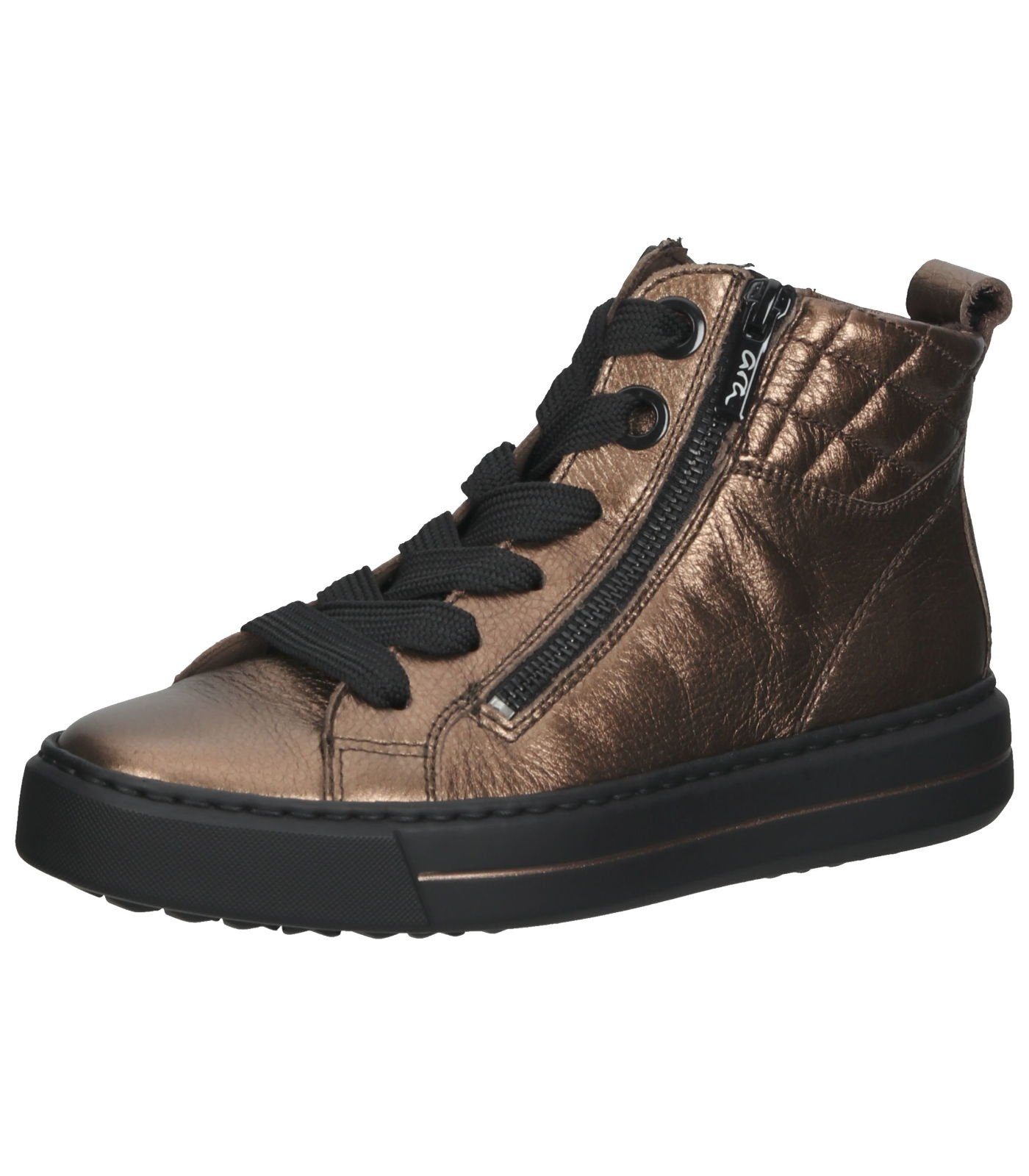 Gold Sneaker Ara Glattleder Sneaker