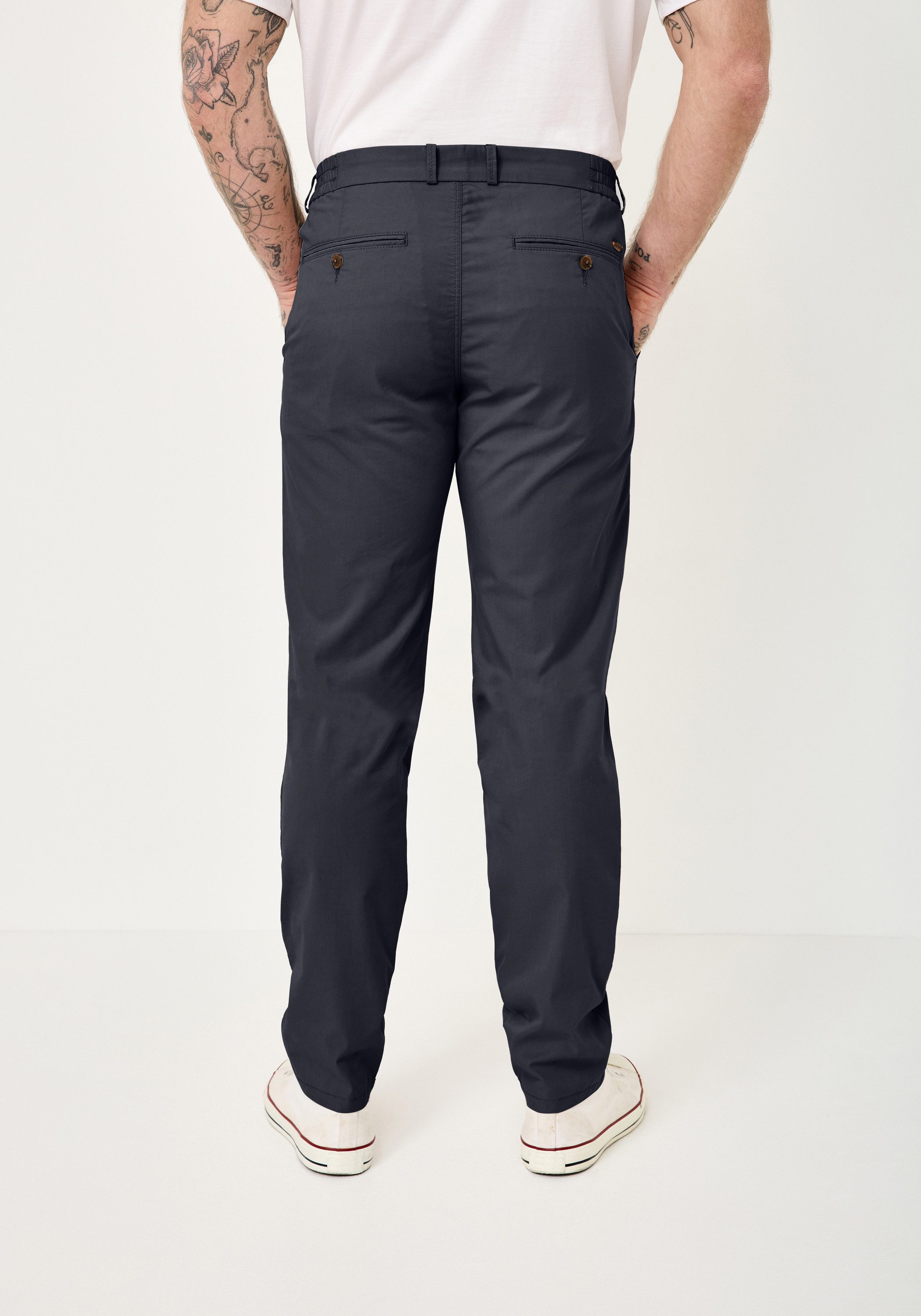 Redpoint Chinohose HALIFAX Moderne Chino mit elastischem Dehnbund und Stretch