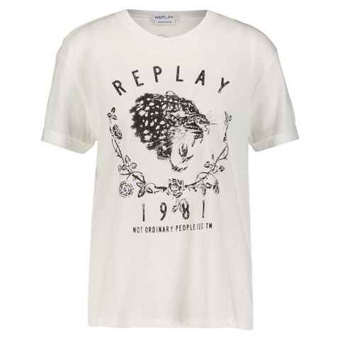 Replay T-Shirt Damen T-Shirt (1-tlg)